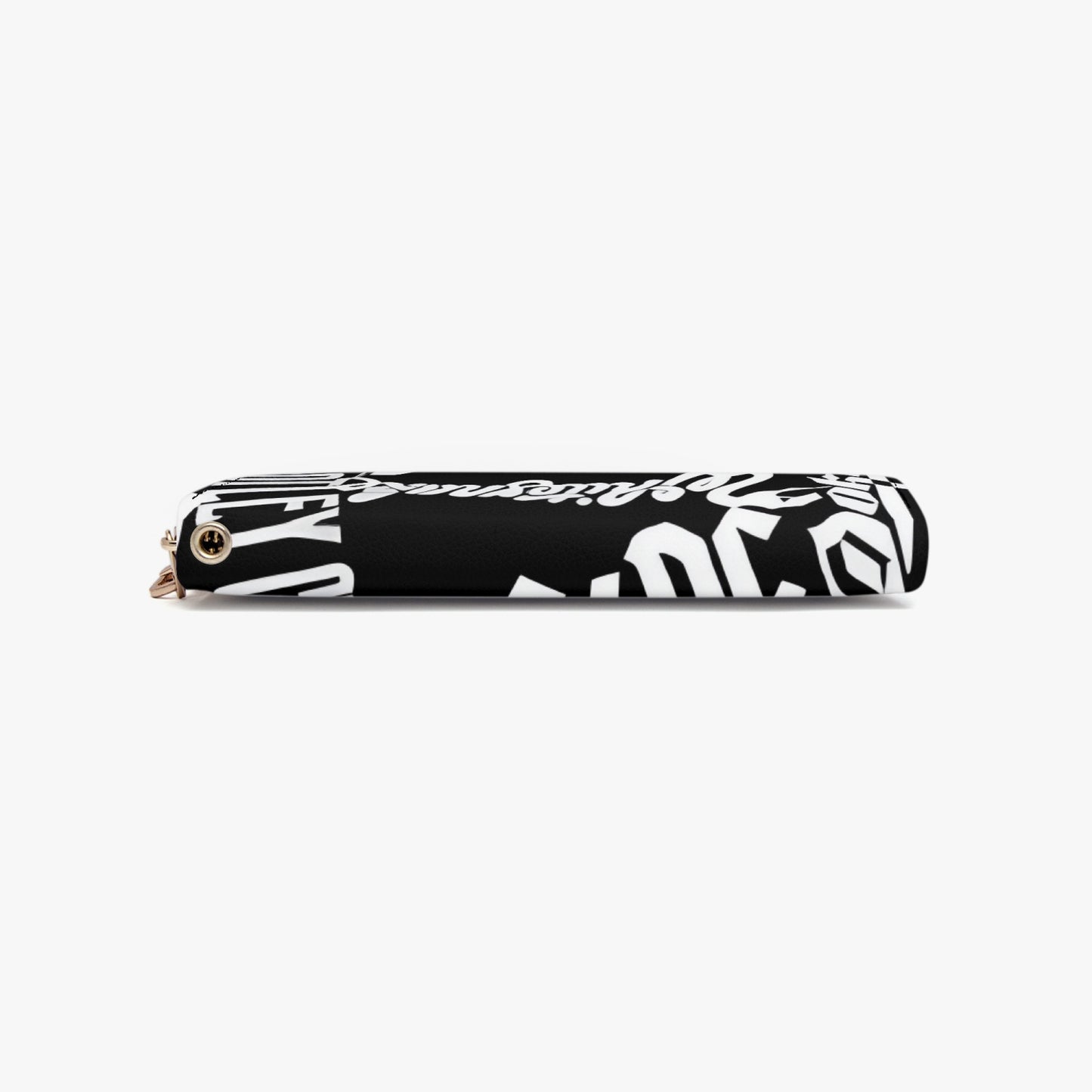 982. CLASSIC ROCK (BLACK/WHITE) Wallet with Wrist Strap