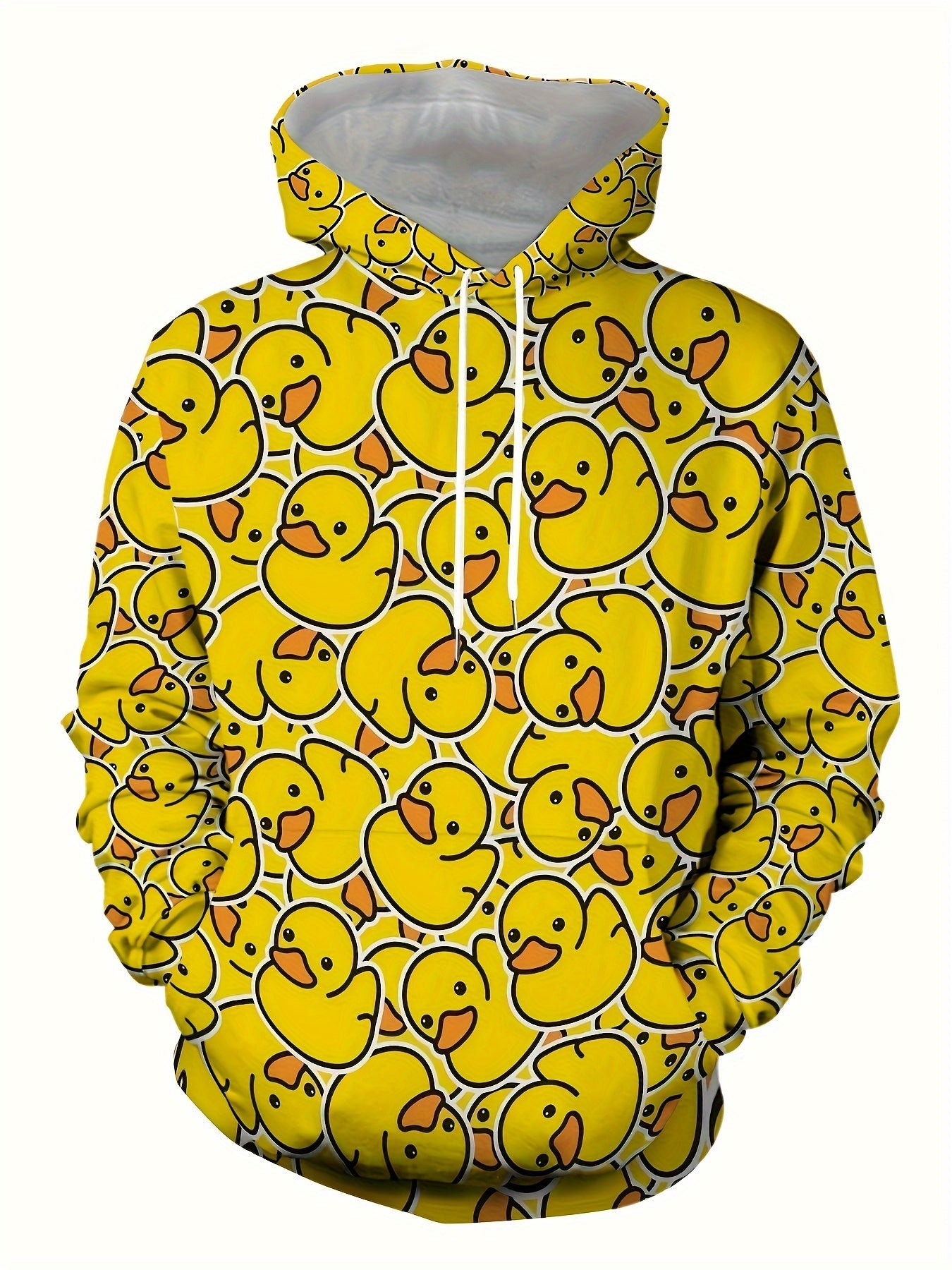 Men's Casual Ducky Hooded Sweatshirt - Rock n Royalty Designs