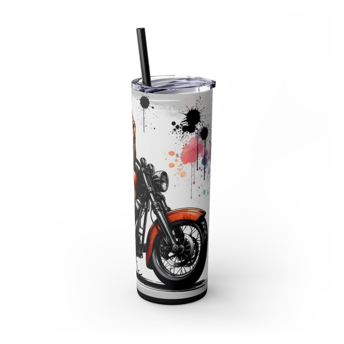 MR. COWBOY - Skinny Tumbler with Straw, 20oz Printify