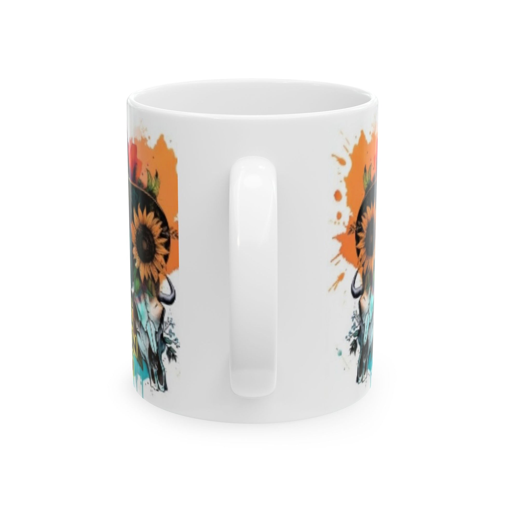 COW GIRL Ceramic Mug, (11oz) - Rock n Royalty Designs