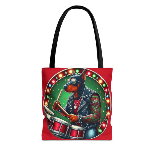 Dobiman Drummer Tote Bag Printify