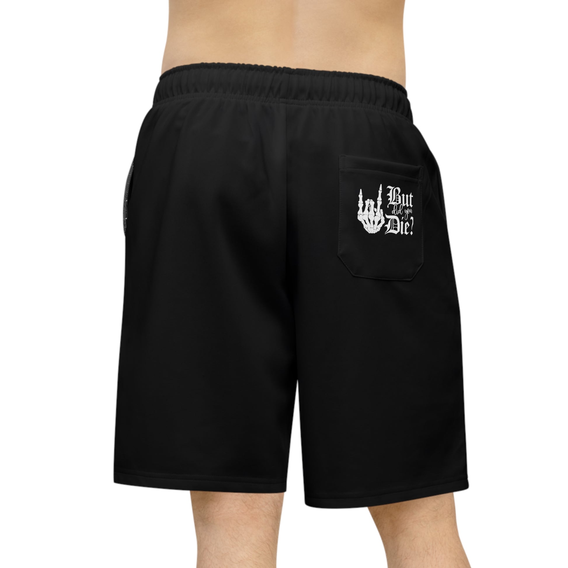 BUT DID YOU DIE - FRT/BCK - Athletic Long Shorts (AOP) - Rock n Royalty Designs