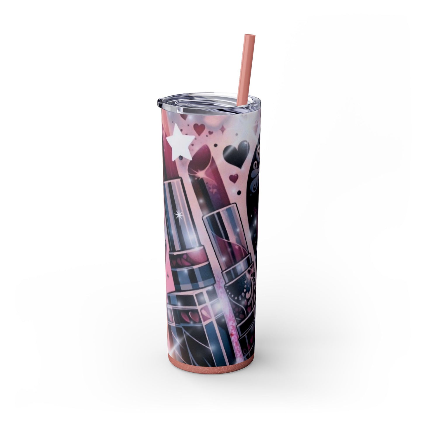 Skinny Tumbler with Straw, 20oz - Rock n Royalty Designs