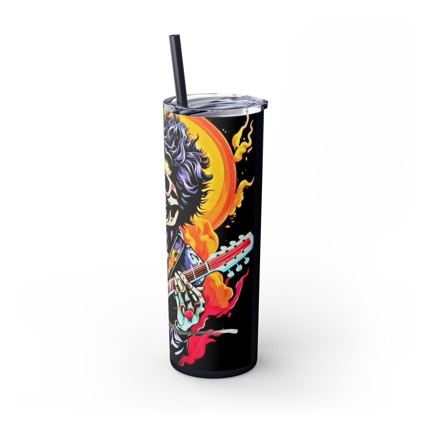 ROCKMAN Skinny Tumbler with Straw, 20oz Printify