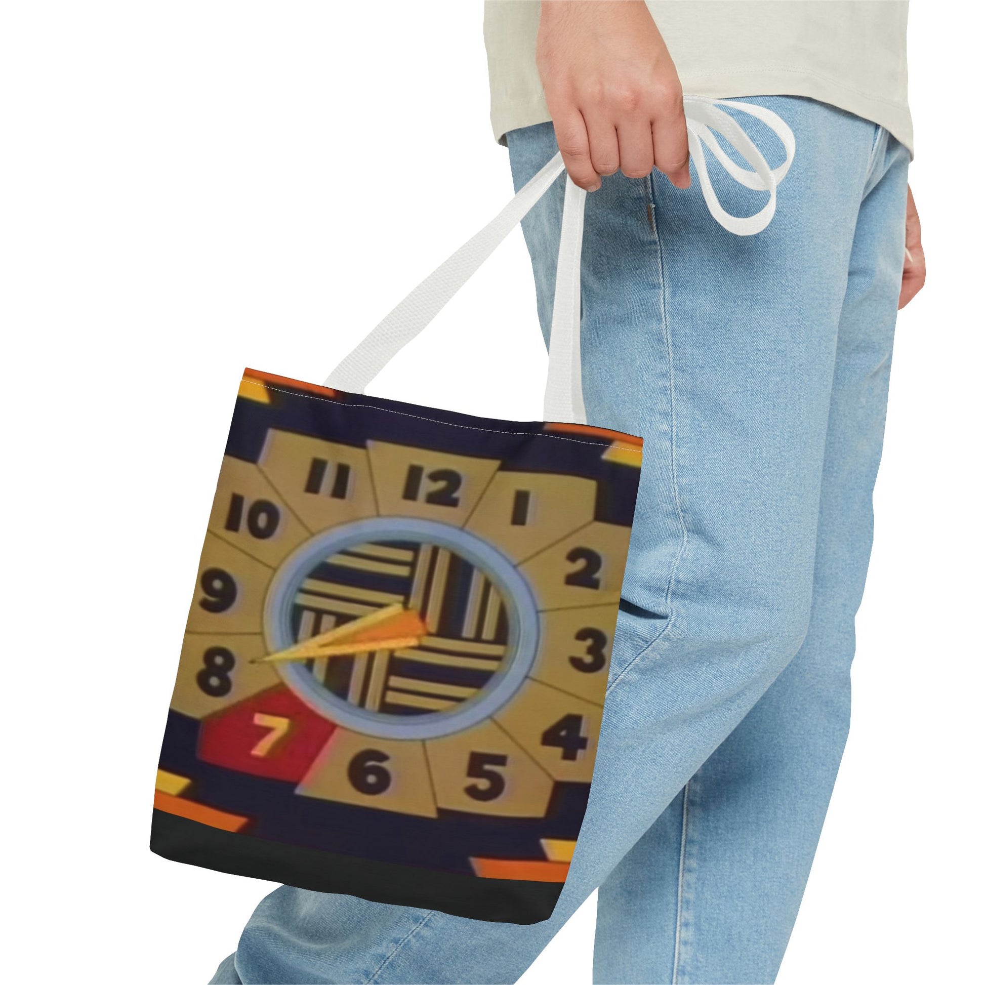 "Retro Pinball Counting Animation Tote Bag - Vintage Educational TV Classic (70s-80s)" Printify