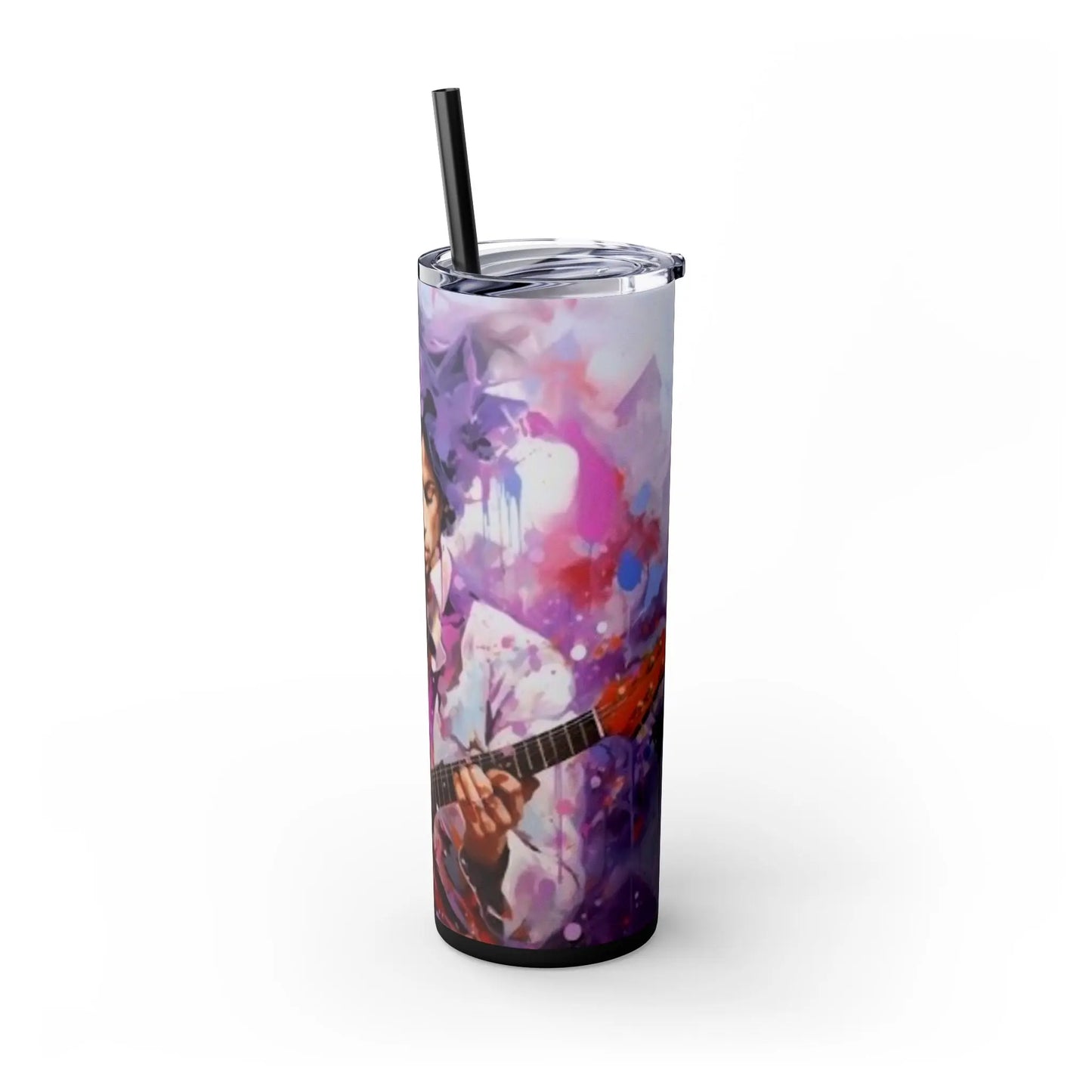 MUSIC - PRINCE - Skinny Tumbler with Straw, 20oz - Rock n Royalty Designs