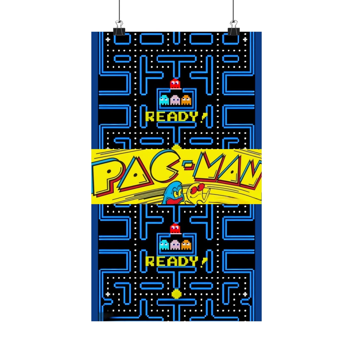 Old School PAC-MAN - Matte Vertical Posters - Rock n Royalty Designs