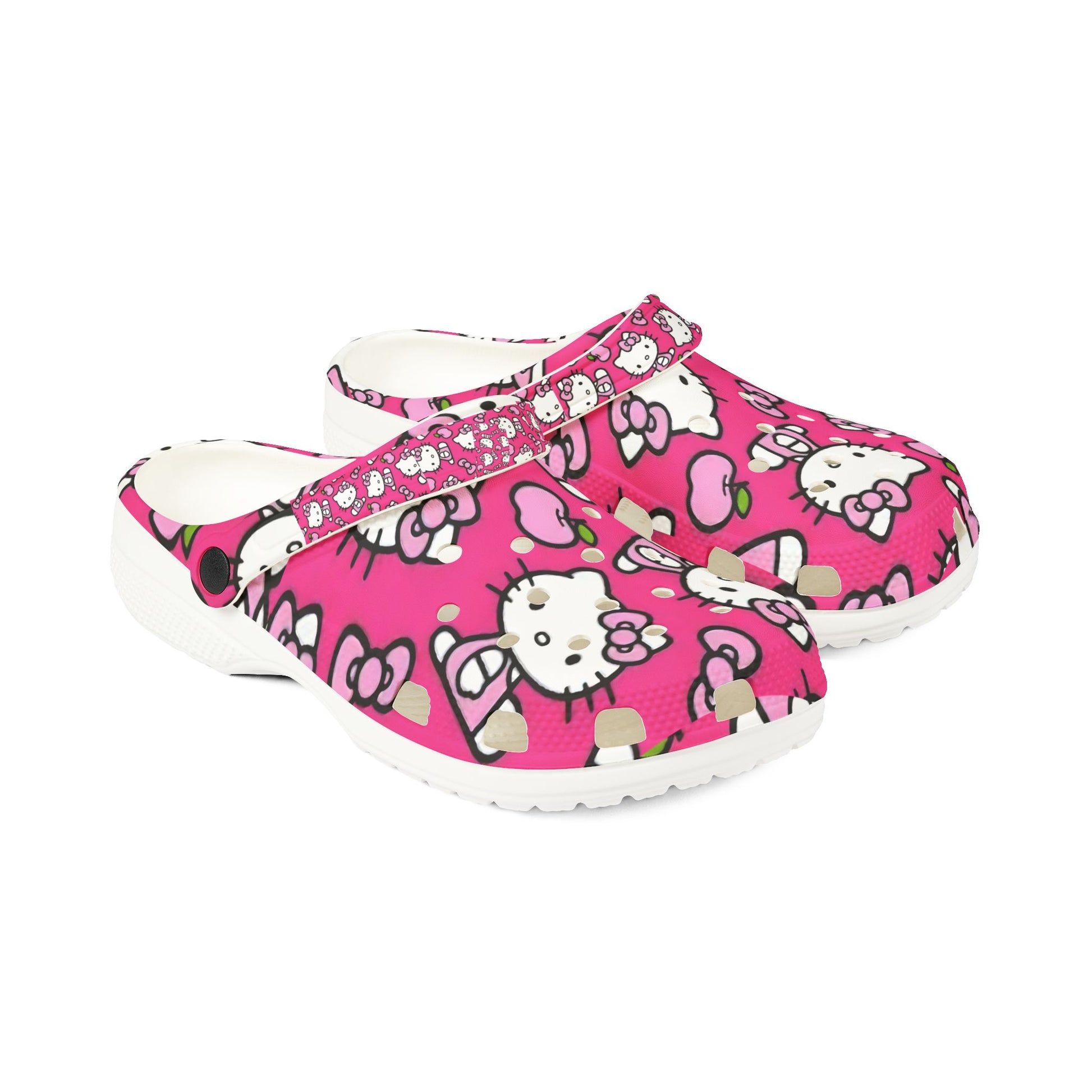 HELLO MS KITTY Foam Rubber Shoes (AOP) Printify