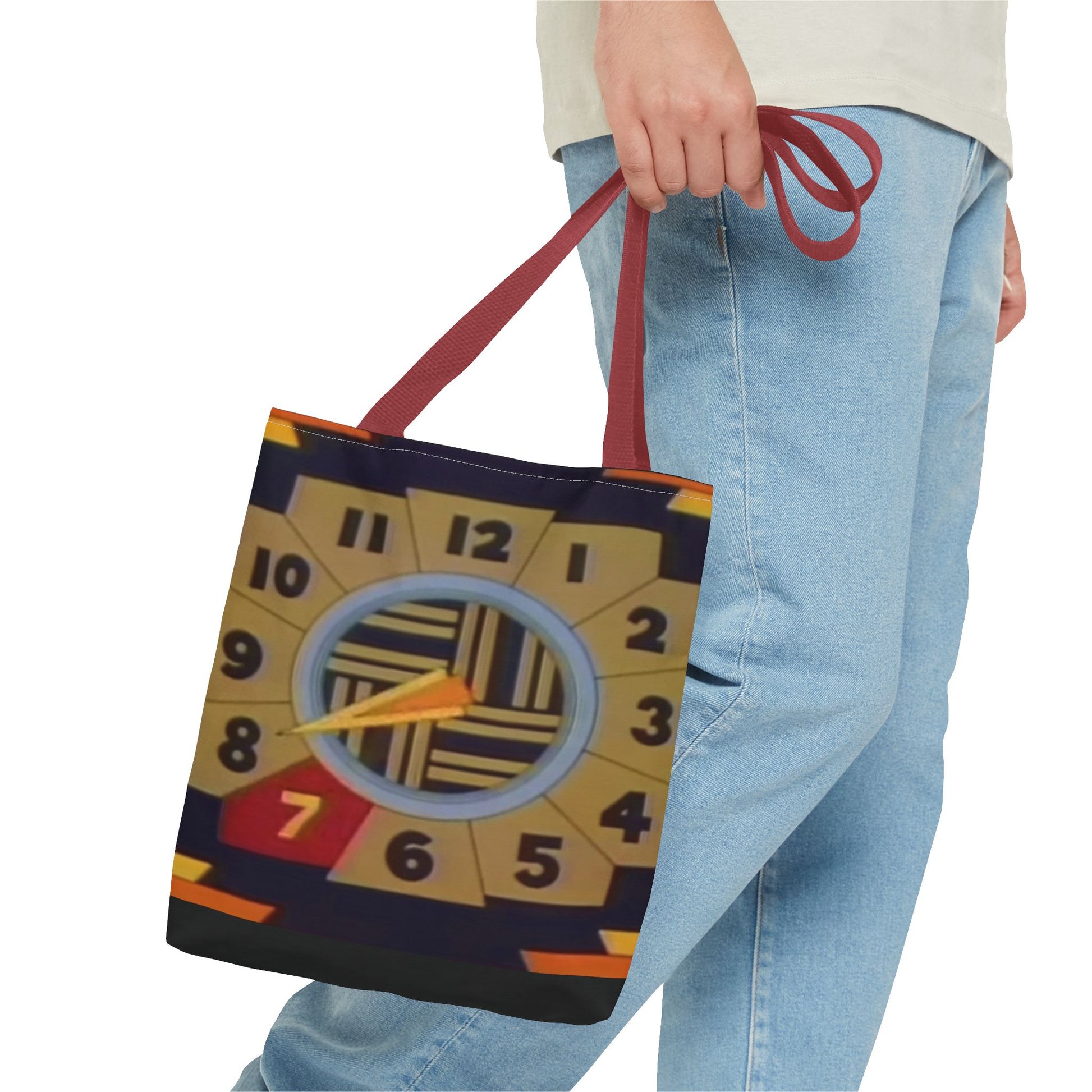 "Retro Pinball Counting Animation Tote Bag - Vintage Educational TV Classic (70s-80s)" Printify