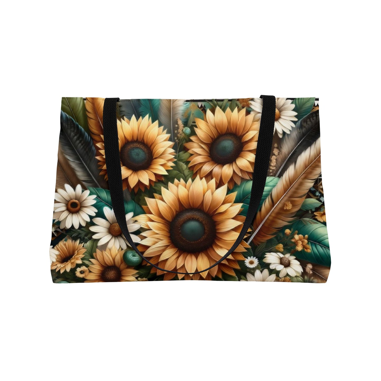 Sunflower Weekender Tote Bag Printify