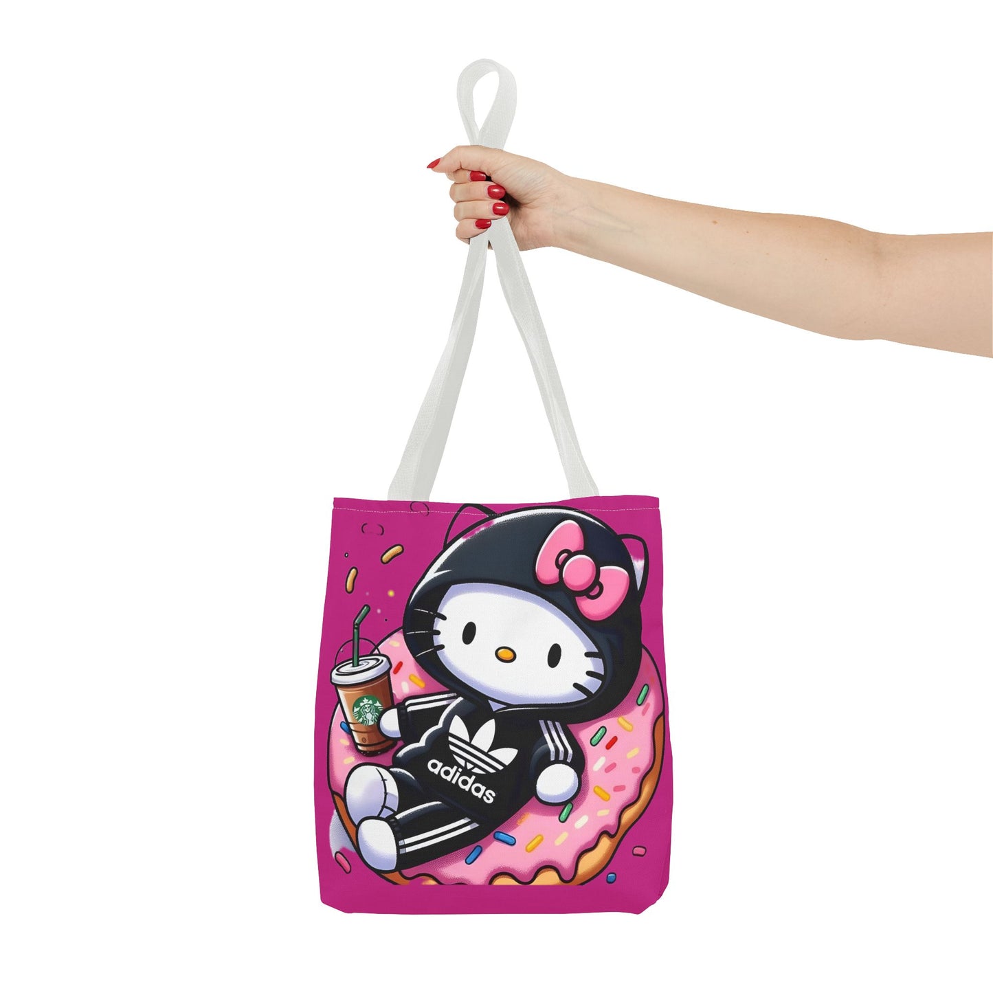 Cute Rocker Kitty Black Tote Bag – Rock n' Royalty Designs Printify