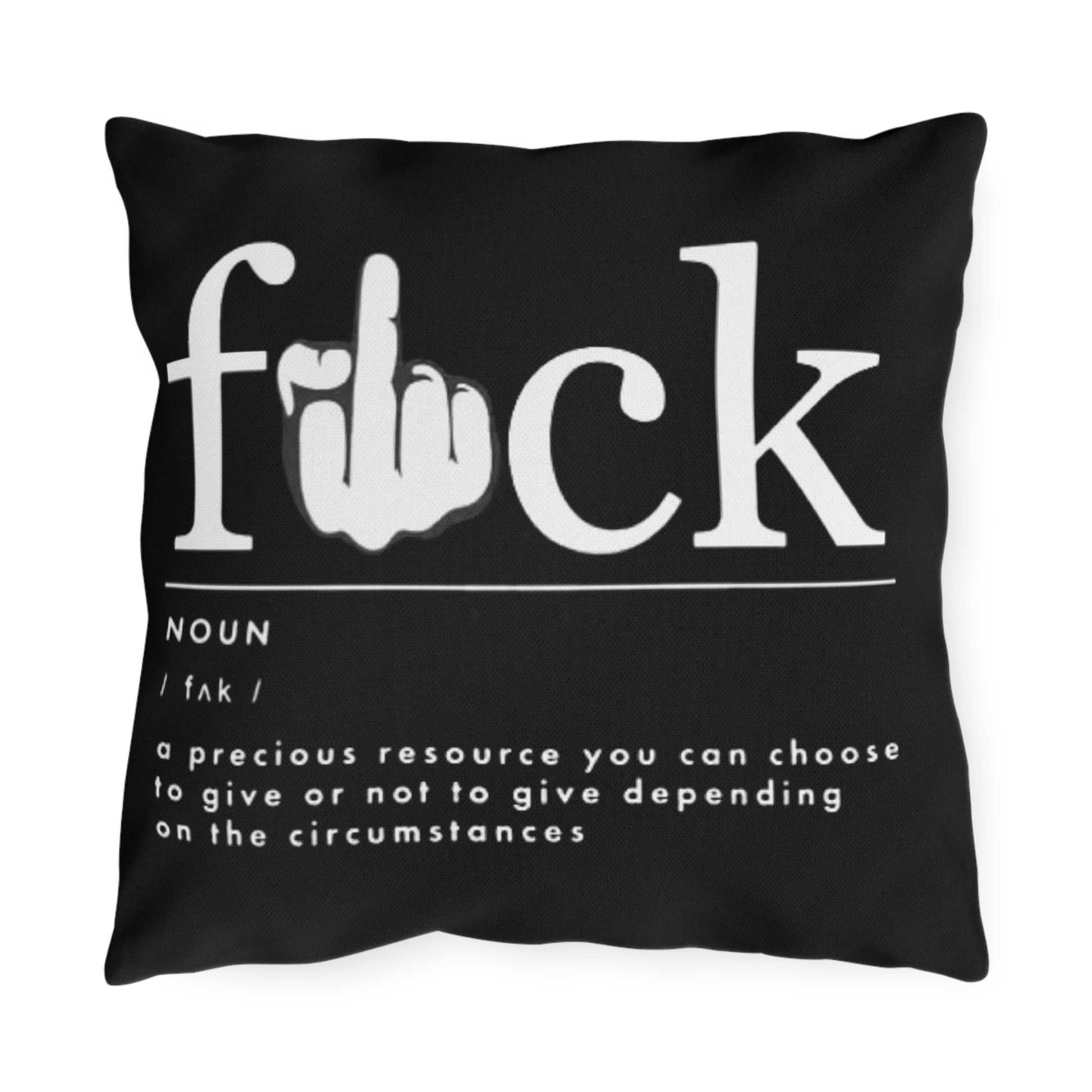 Cuss Word definition- Outdoor Pillows - Rock n Royalty Designs