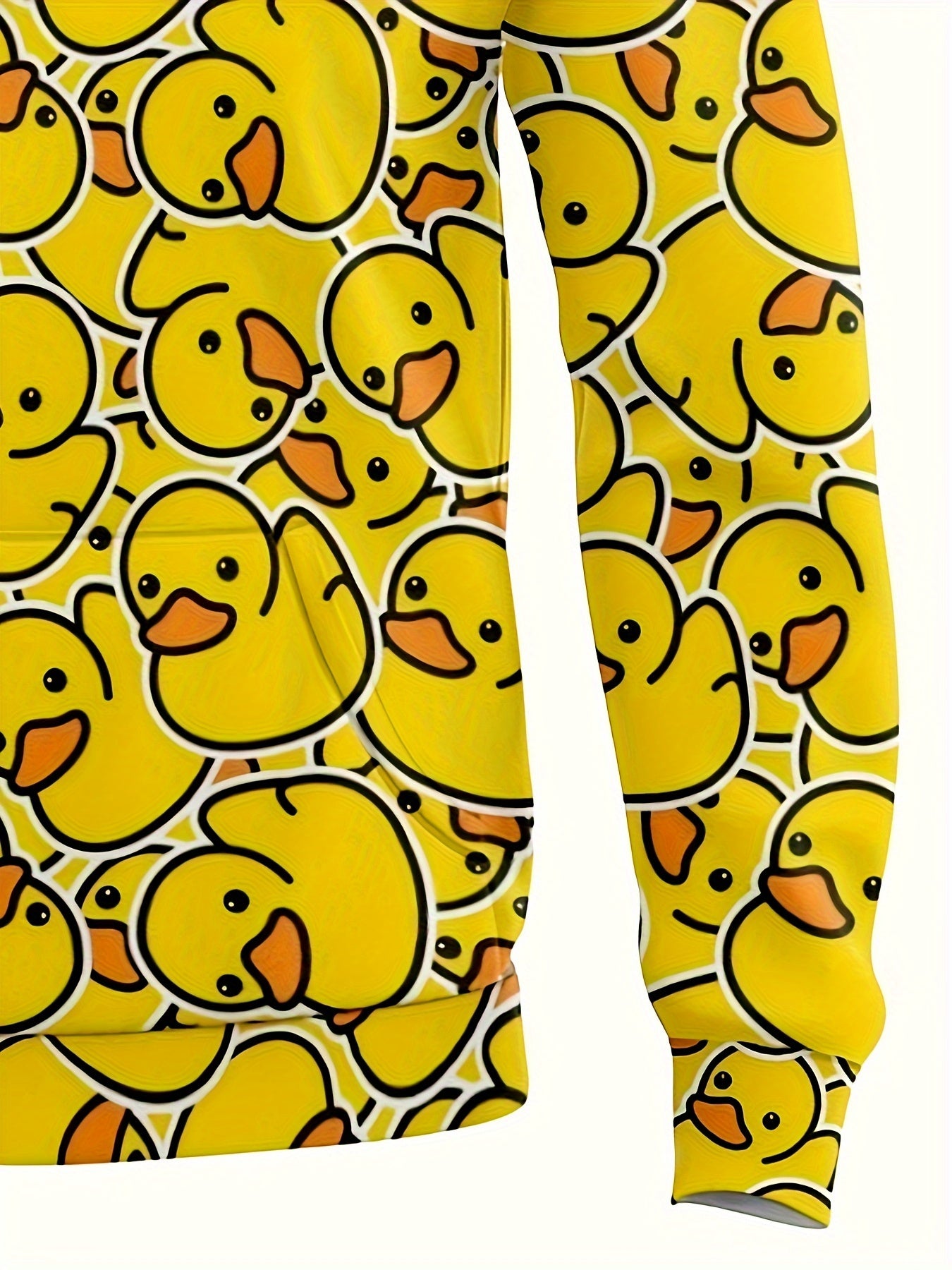 Men's Casual Ducky Hooded Sweatshirt - Rock n Royalty Designs