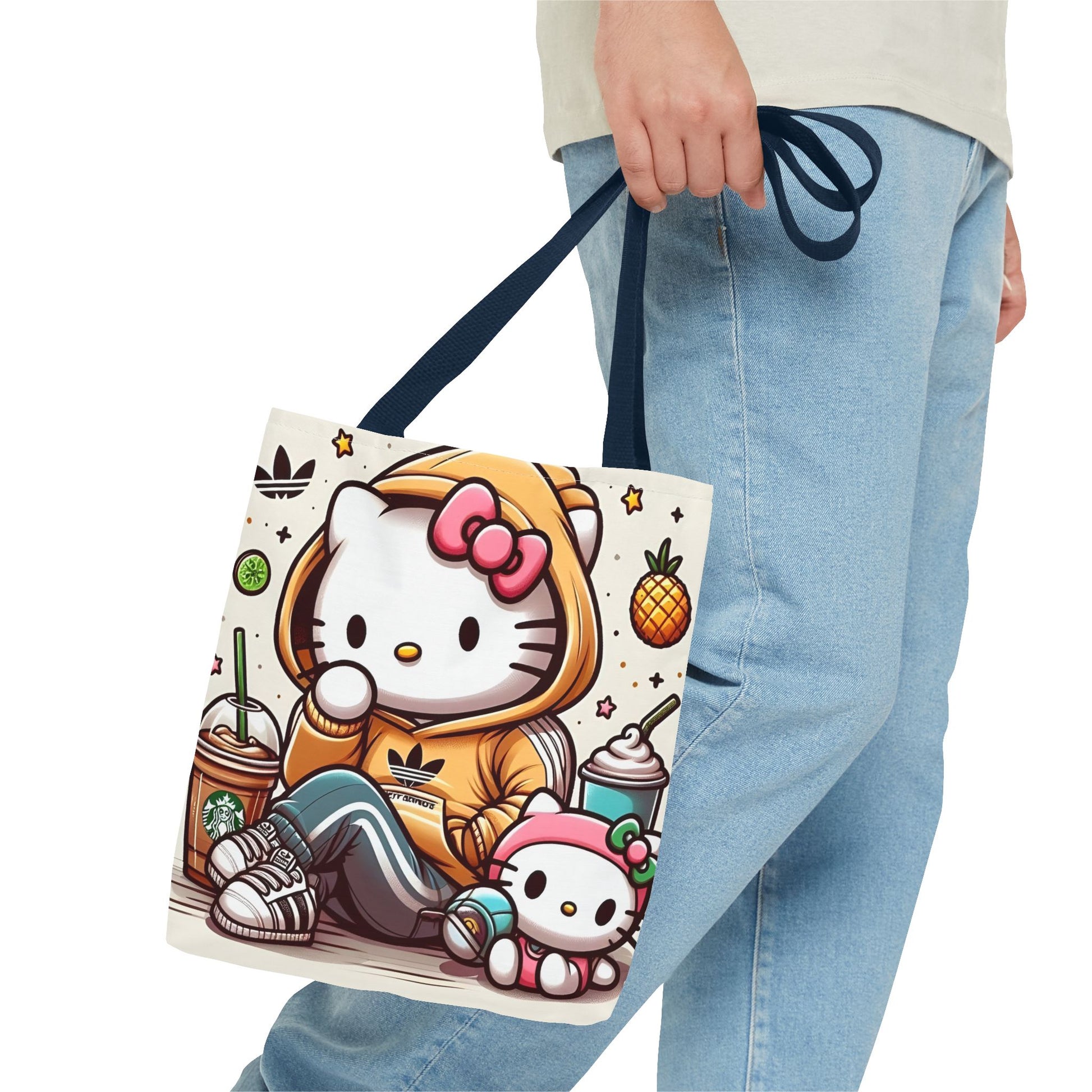 Ms. KITTY Adorable Anime-Inspired Tote Bag | Stylish and Cute Accessory Printify