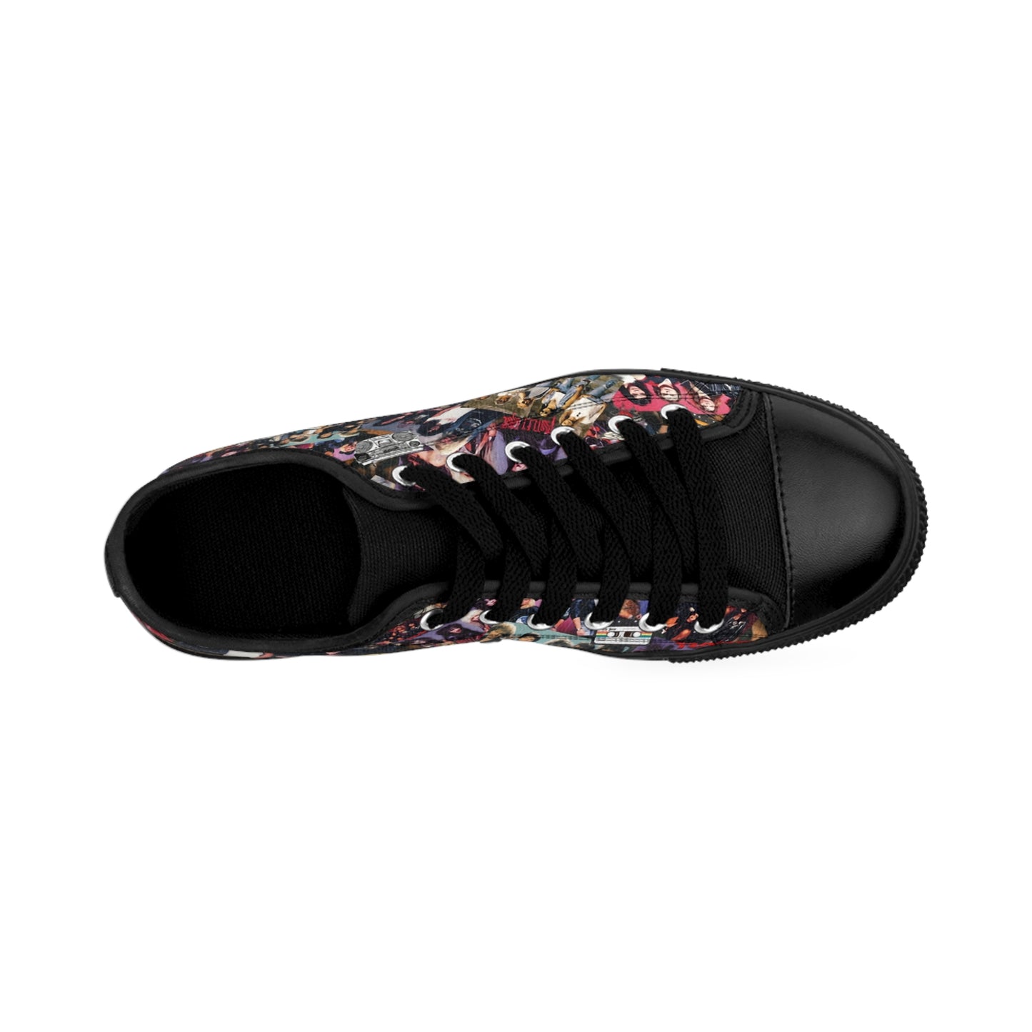 Glam Rock Women's Black Sneakers - Rock n Royalty Designs