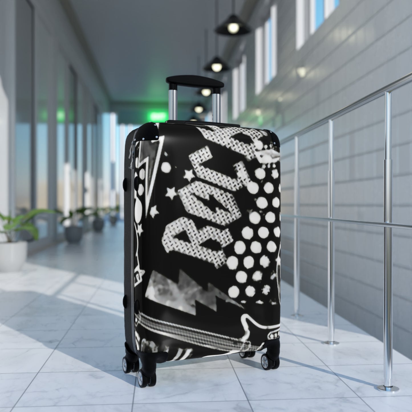 Medium ROCKSTAR Suitcase - Rock n Royalty Designs