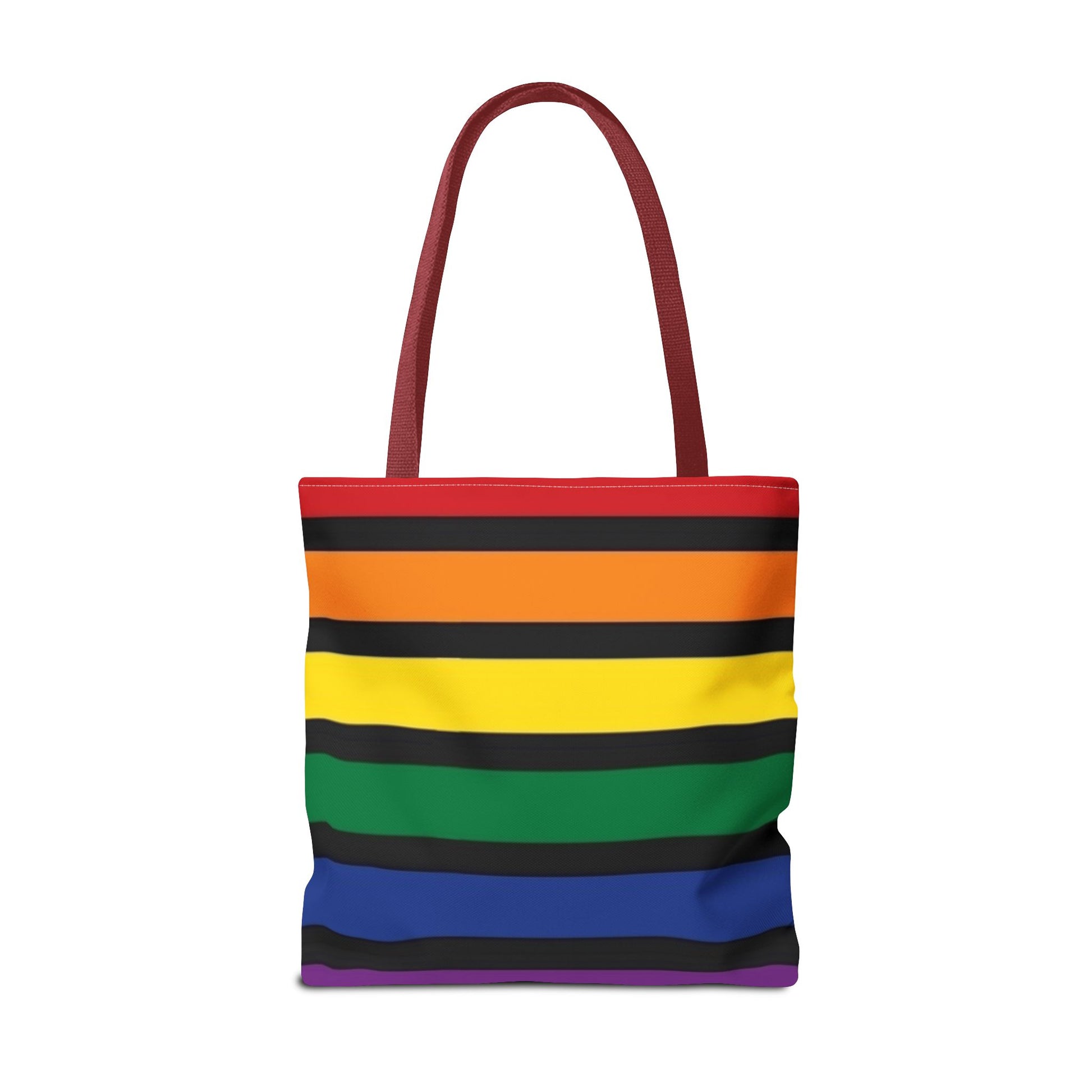 Rainbow Animal, Pink Flower, Rainbow Stripes 3 Designs 3 sizes - Tote Bag (AOP) - Rock n Royalty Designs