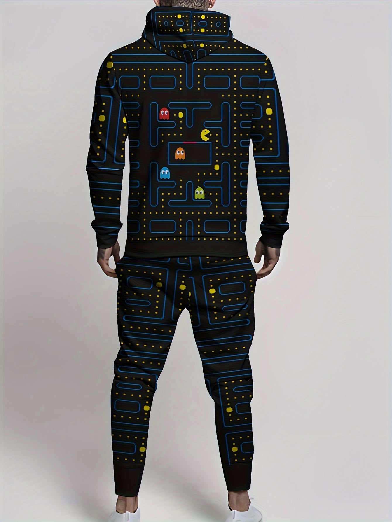 Pac-Man Regular + Plus Size Hoodie & Sweatpants Set - Rock n Royalty Designs