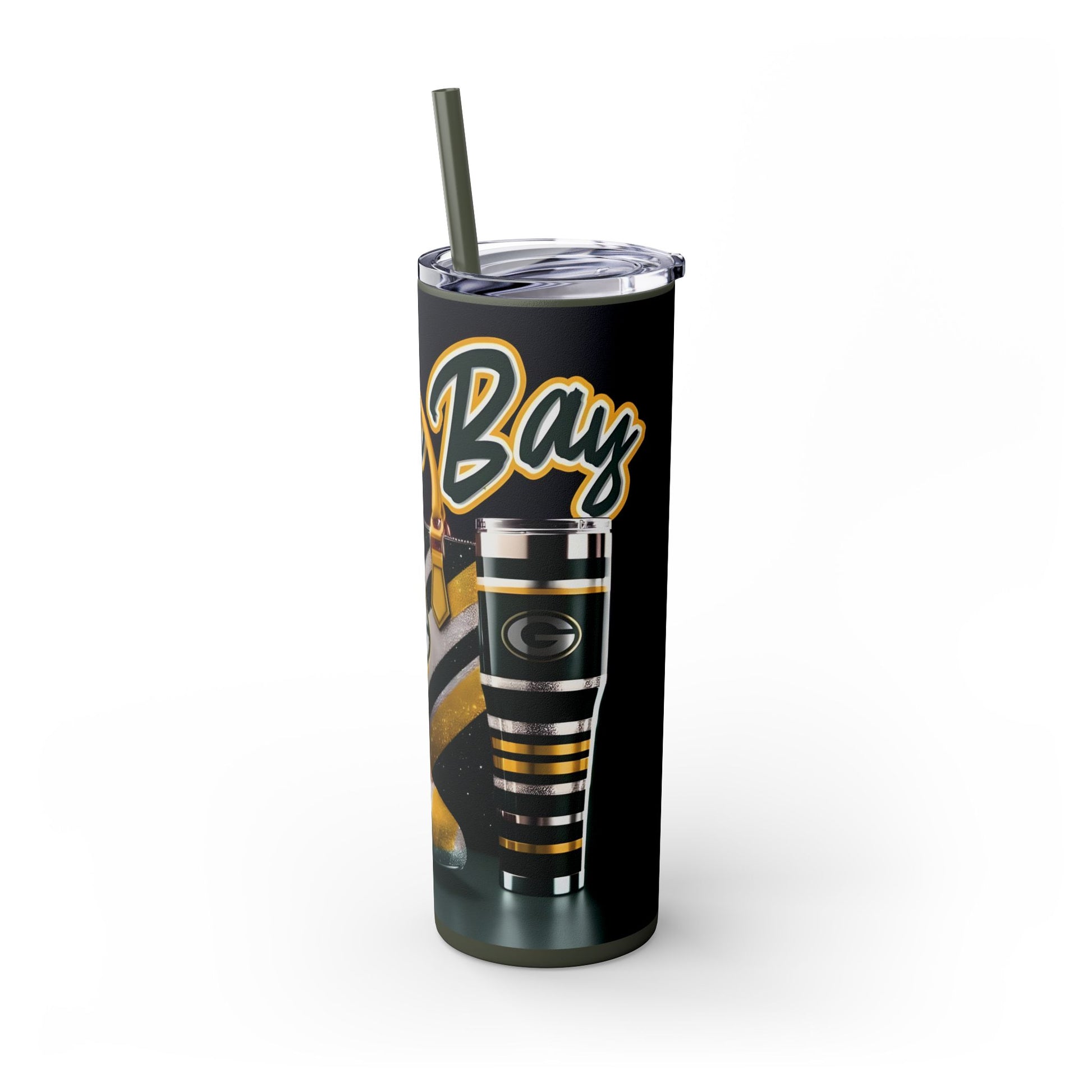 Skinny Tumbler with Straw, 20oz - Rock n Royalty Designs