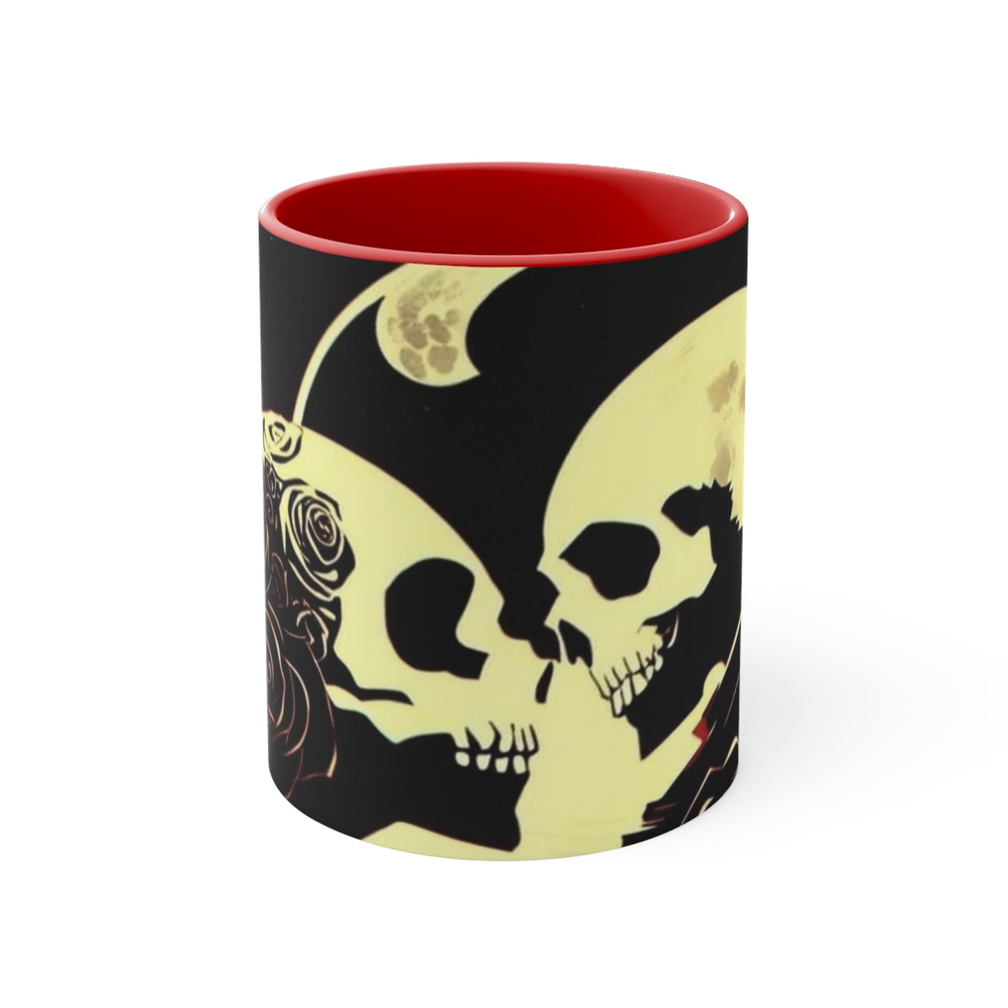 Skully Lovers - Accent Mugs Printify