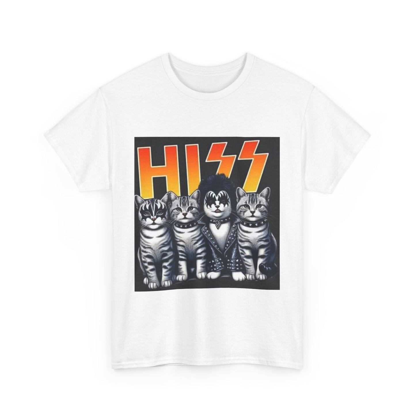 HISS B - Unisex Heavy Cotton Tee - Rock n Royalty Designs