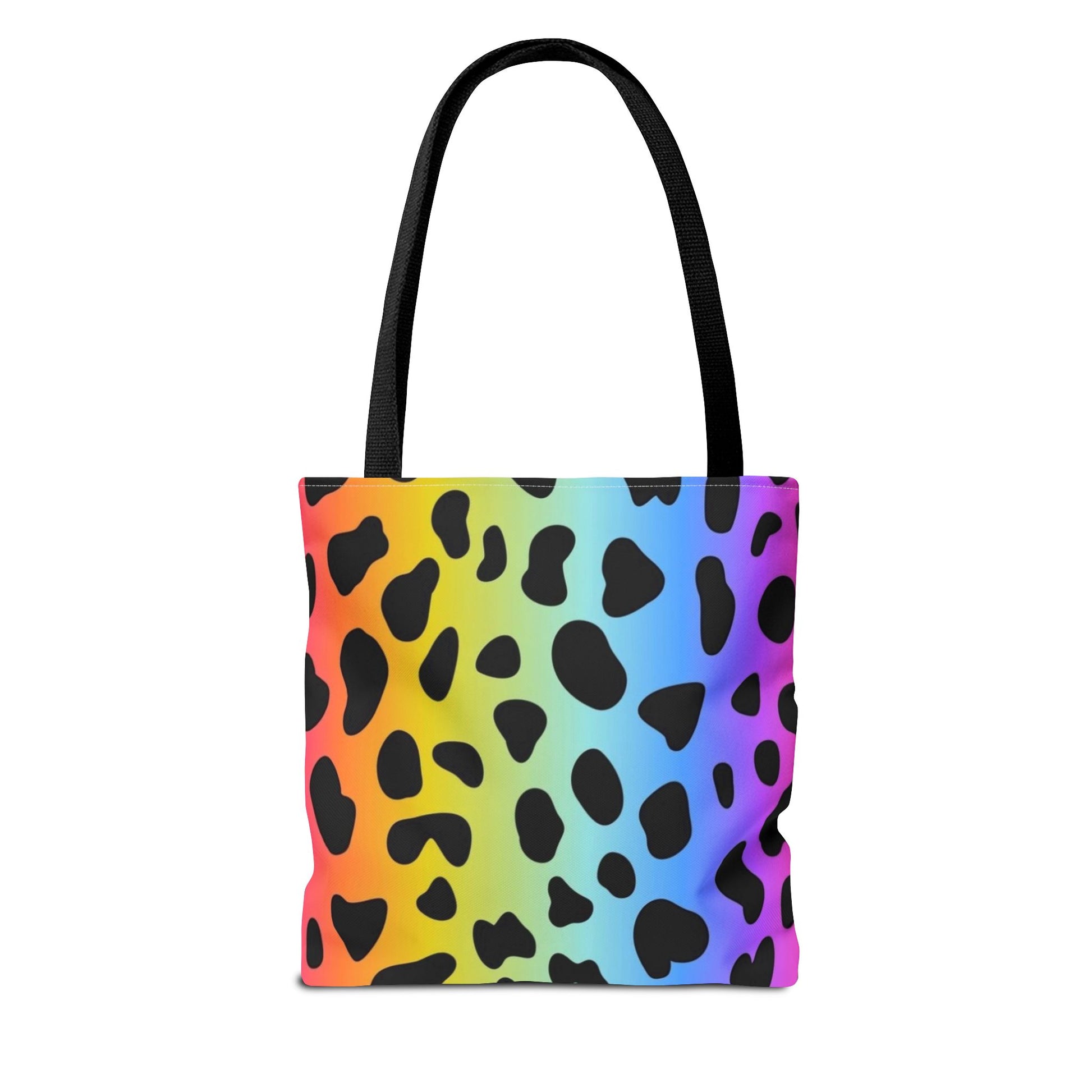 Rainbow Animal, Pink Flower, Rainbow Stripes 3 Designs 3 sizes - Tote Bag (AOP) - Rock n Royalty Designs