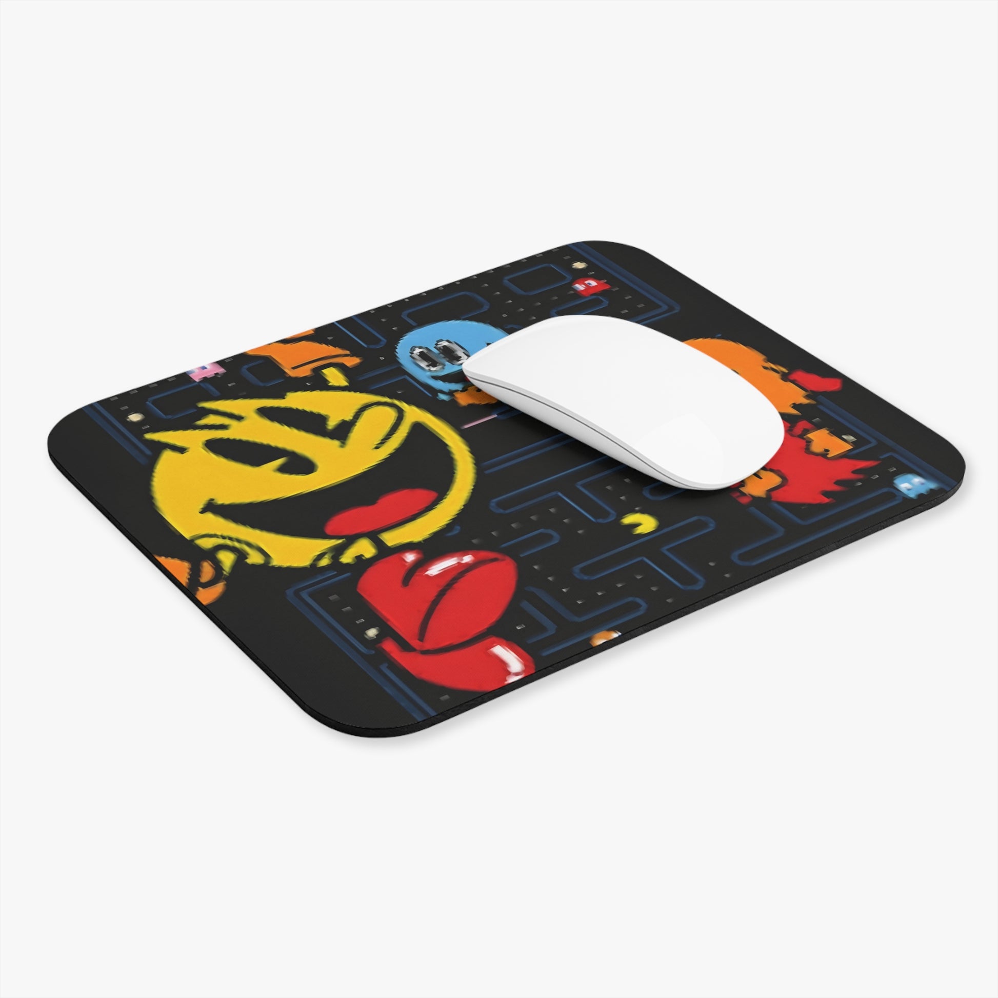 PAC- MAN & GHOSTS - Mouse Pad (Rectangle) - Rock n Royalty Designs