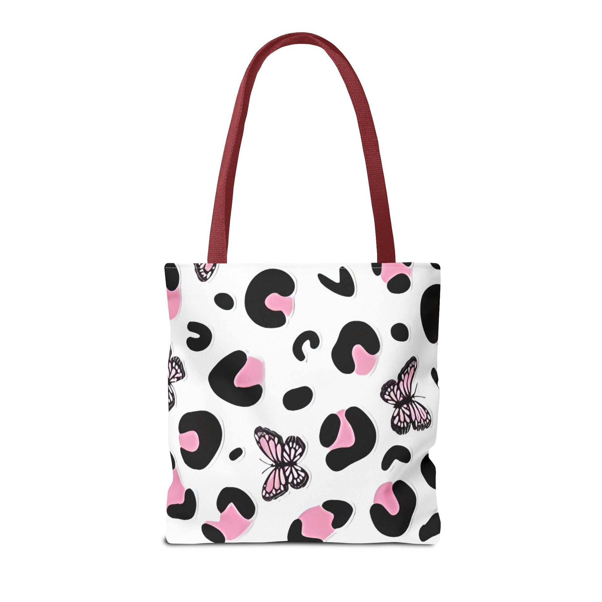 PINK ANIMAL PRINT/BUTTERFLY - Tote Bag (AOP) - Rock n Royalty Designs