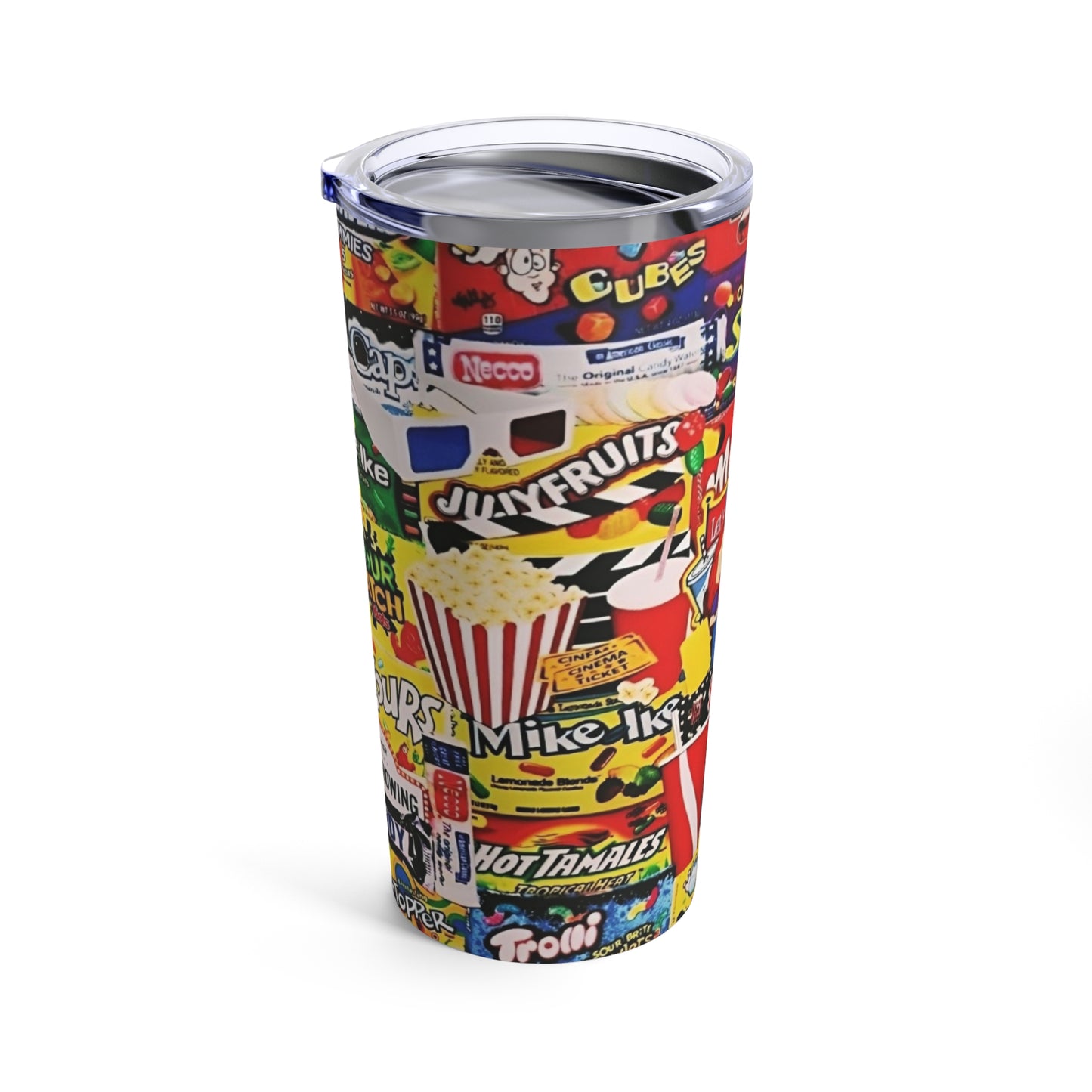 THEATER SNACKS TRAVEL TUMBLER Printify