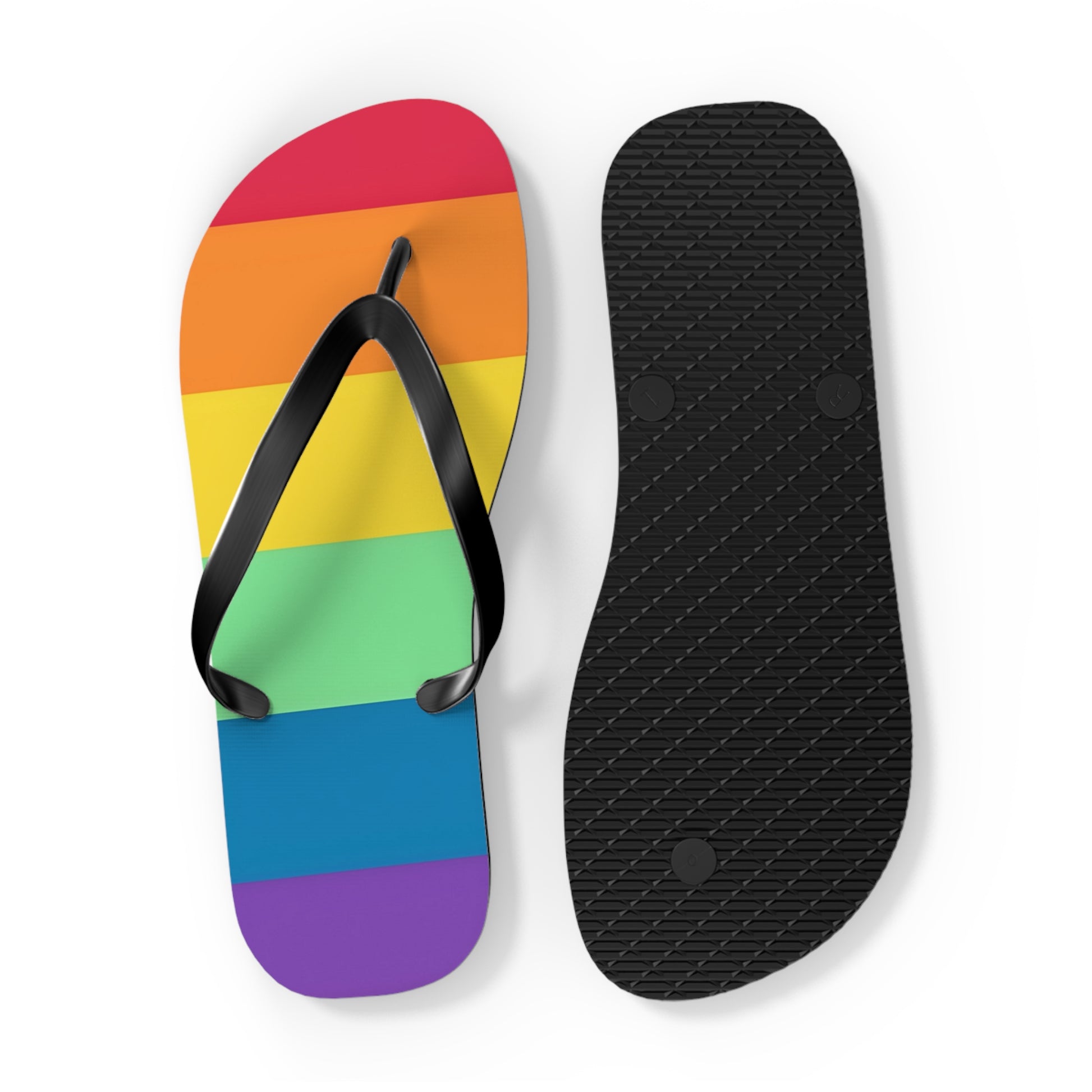 RAINBOW - Flip Flops - Rock n Royalty Designs