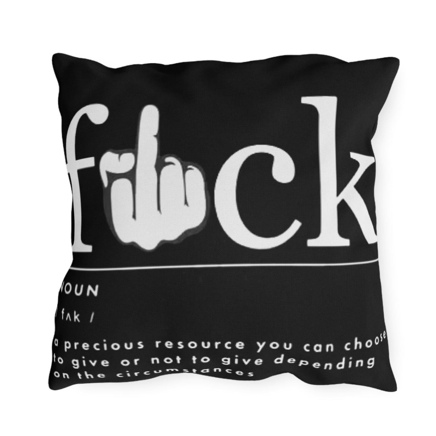 Cuss Word definition- Outdoor Pillows - Rock n Royalty Designs