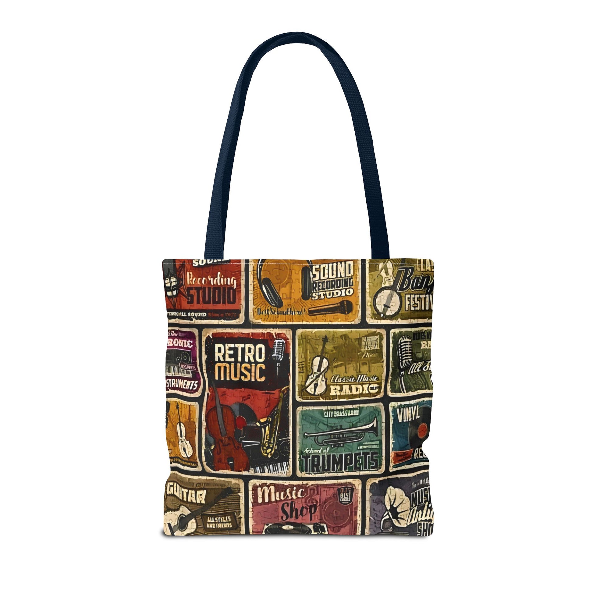 Retro Music - Tote Bag (AOP) - Rock n Royalty Designs