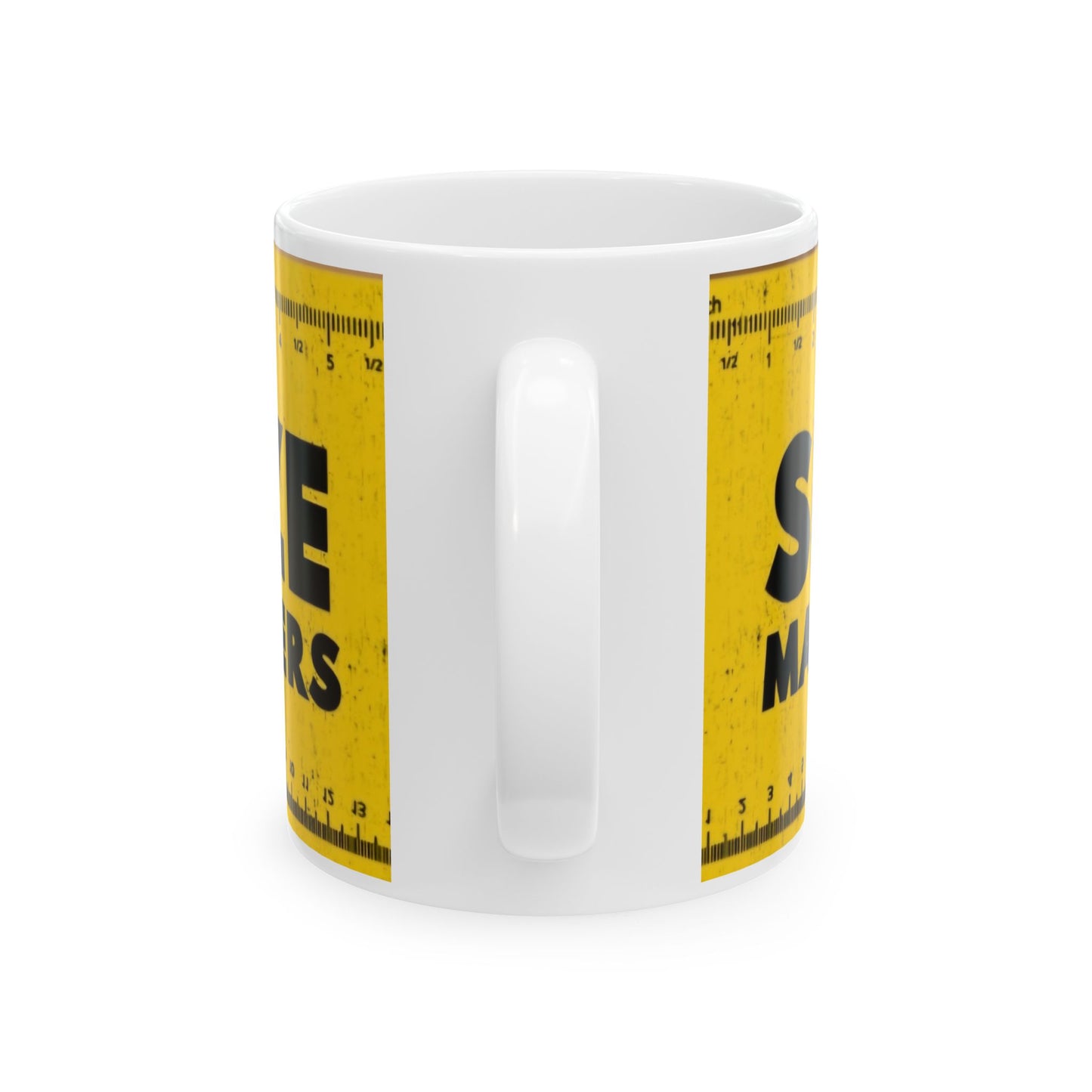 Size Matters - Ceramic Mug, (11oz, 15oz) - Rock n Royalty Designs