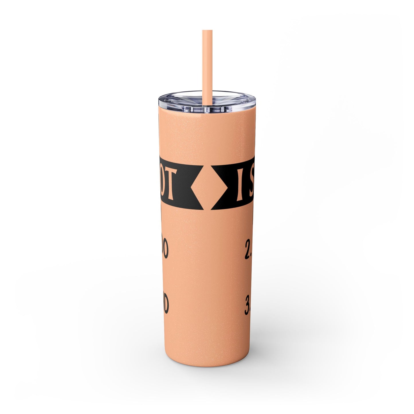 I SWEAR A LOT - Skinny Tumbler with Straw, 20oz Printify