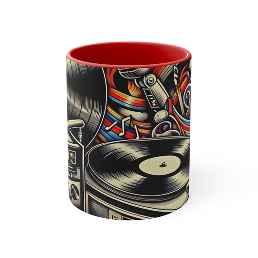 RECORD NOSTALGIC ACCENT MUG Printify