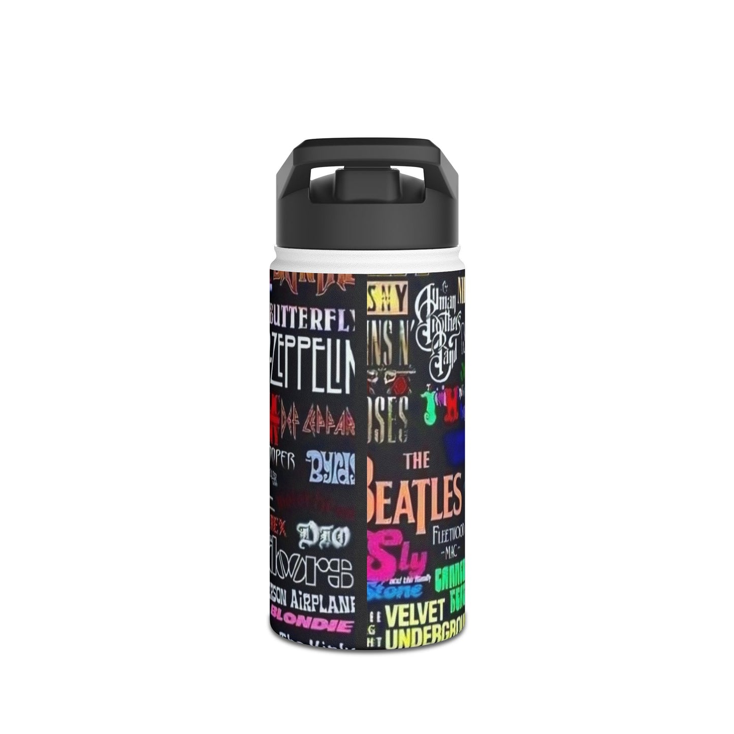 Stainless Steel Water Bottle, Standard Lid - Rock n Royalty Designs