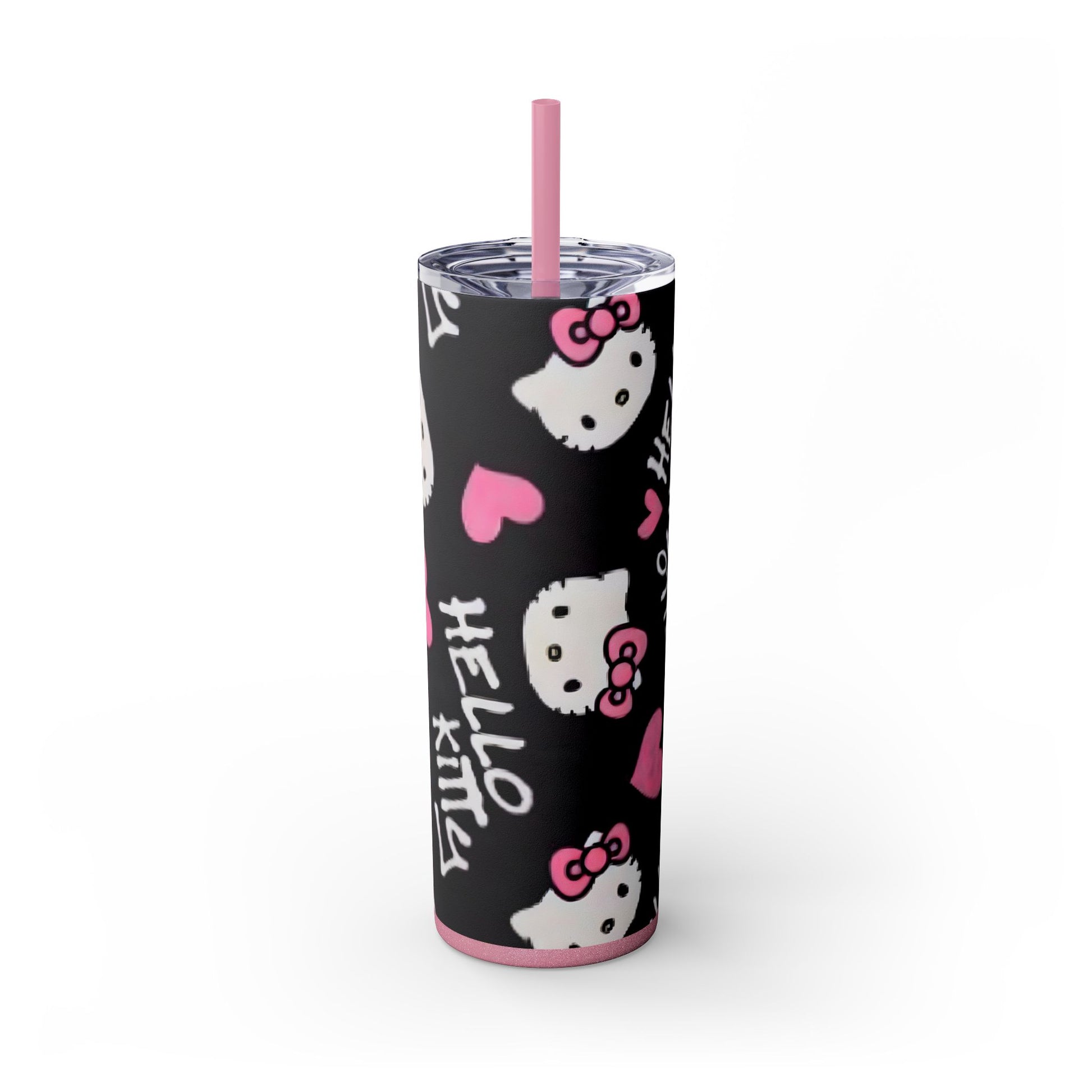 Hi Kit Skinny Tumbler with Straw, 20oz - Rock n Royalty Designs