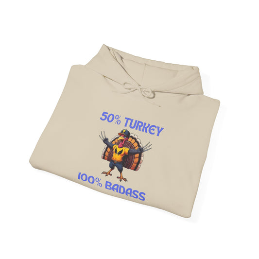 Badass Turkey Hoodie Printify