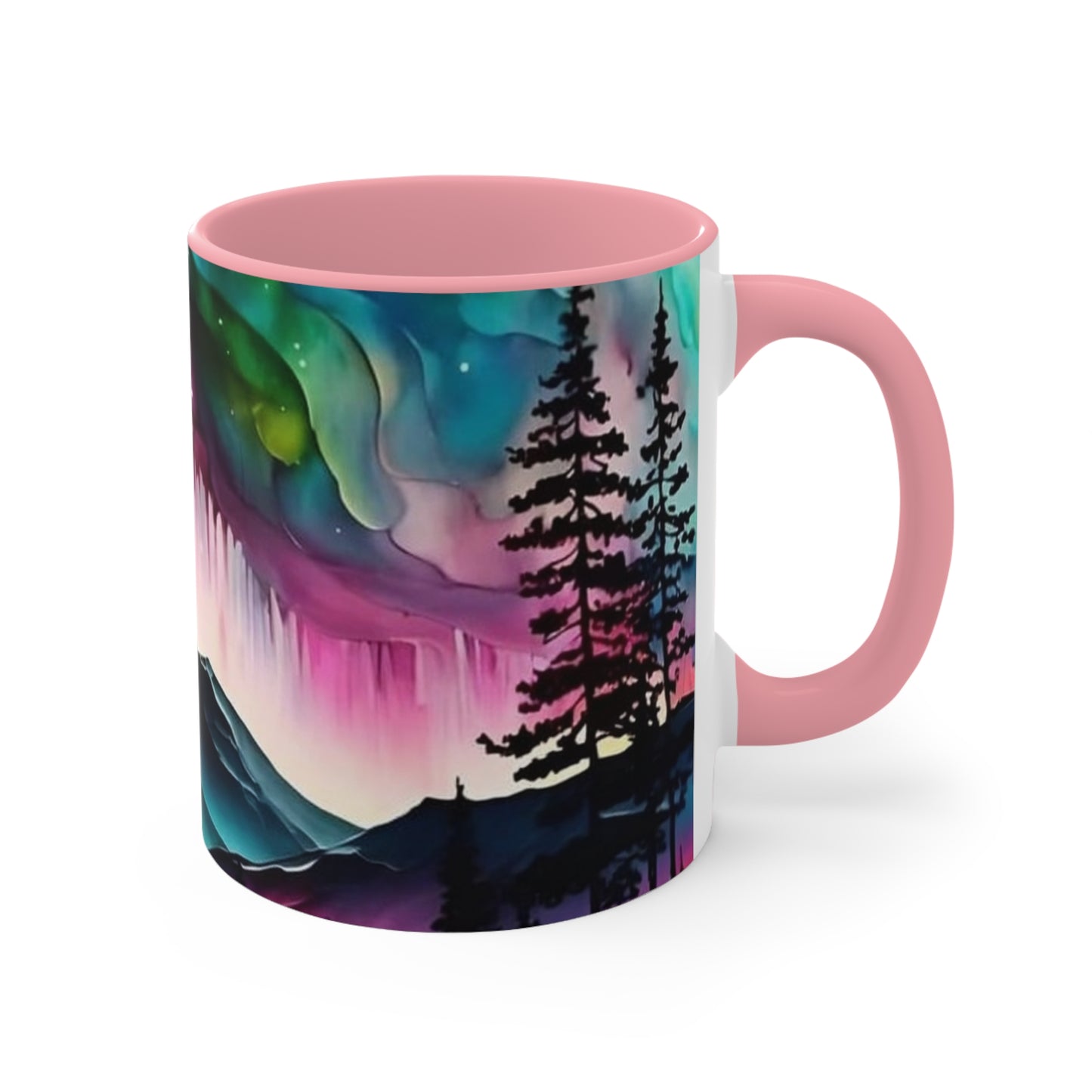 Beautiful Forest - Accent Mugs Printify