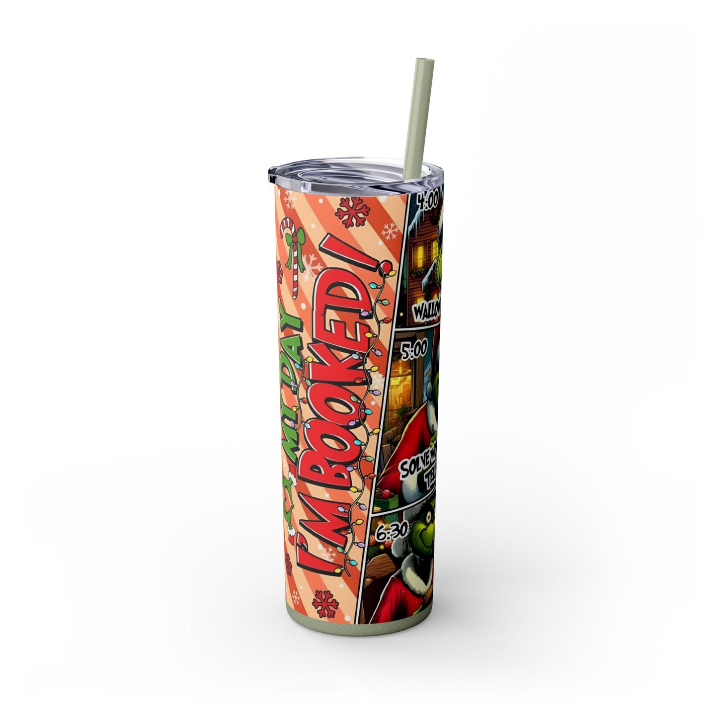 Skinny Tumbler with Straw, 20oz Printify