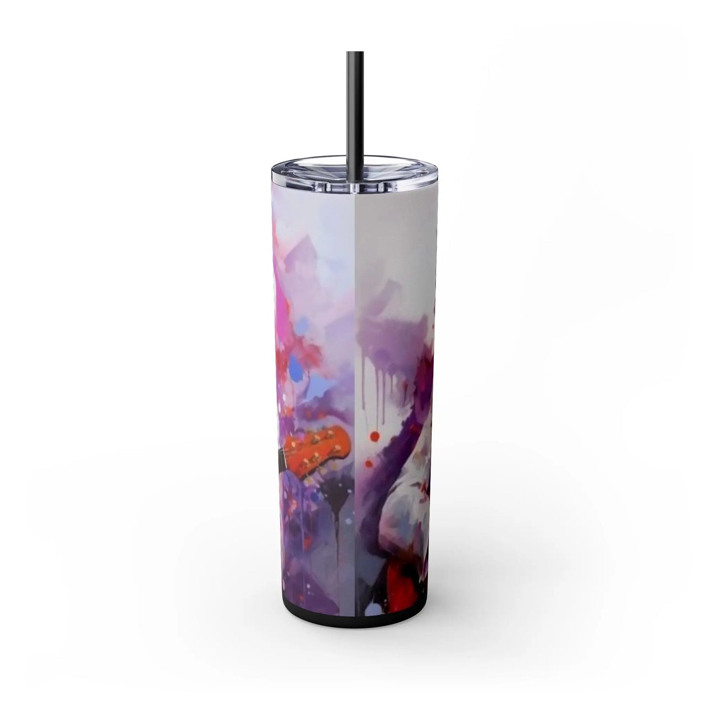 MUSIC - PRINCE - Skinny Tumbler with Straw, 20oz - Rock n Royalty Designs