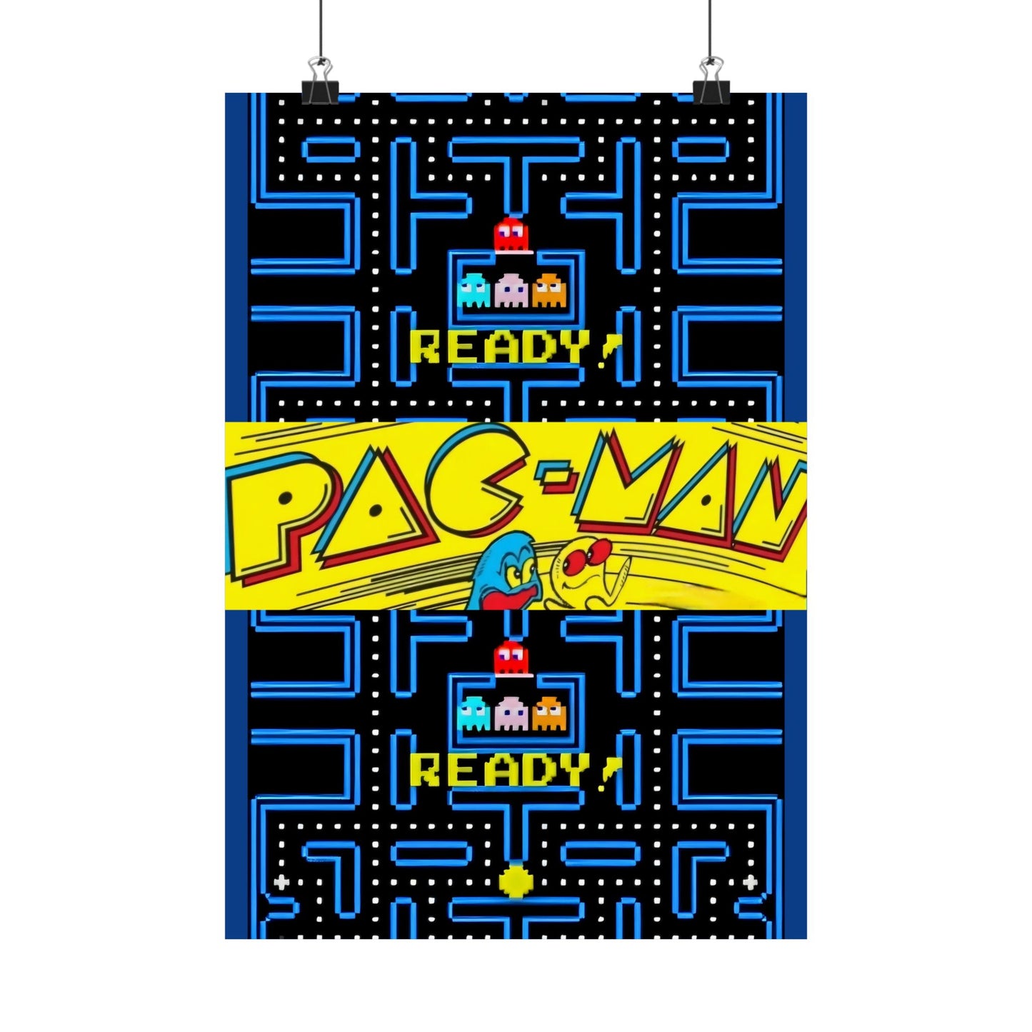 Old School PAC-MAN - Matte Vertical Posters - Rock n Royalty Designs