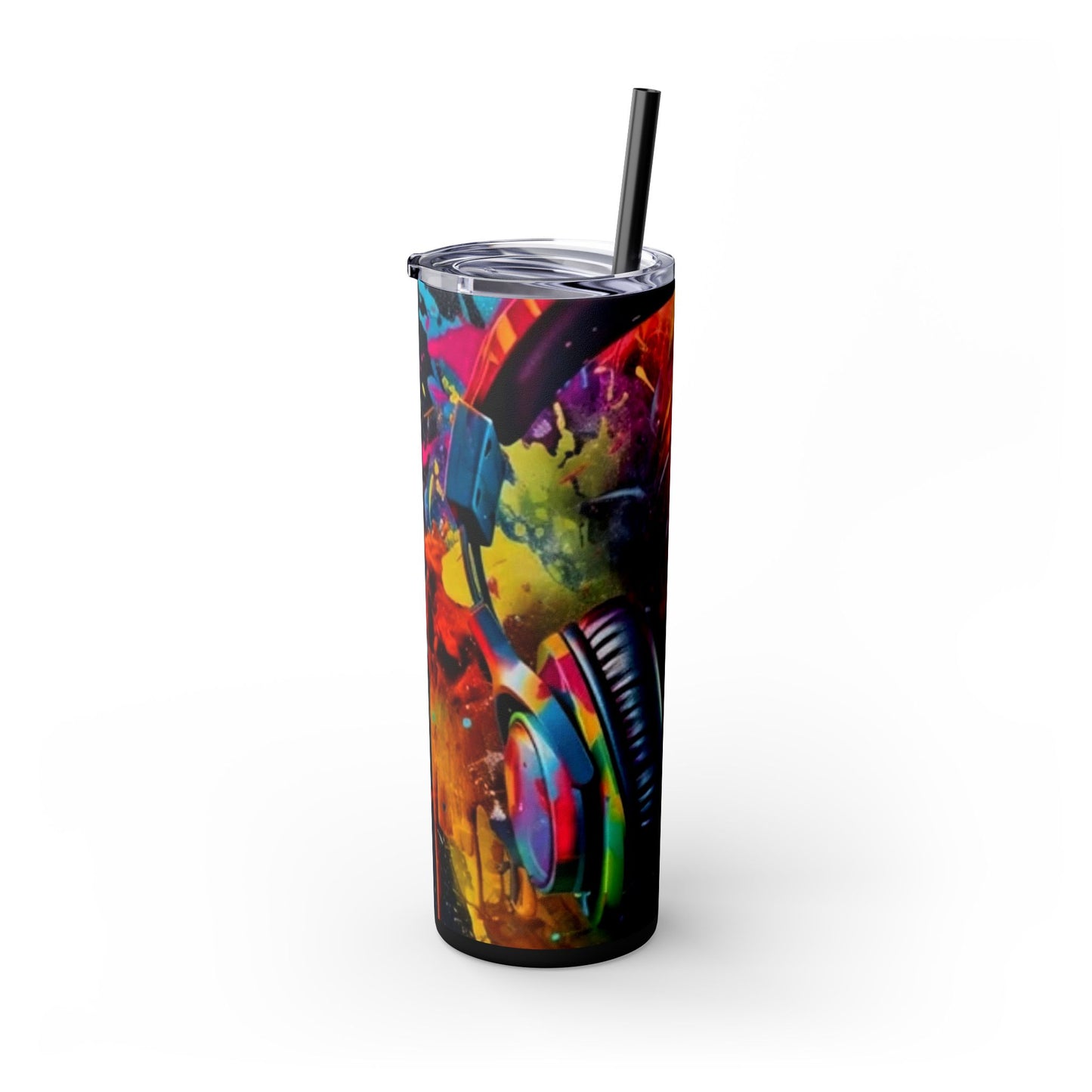 Colorful Headphones Abstract Designs - MAARS Personalized Skinny Tumbler with Straw, 20oz

SEO Description:
"Keep your d Tumbler with Straw, 20oz Printify