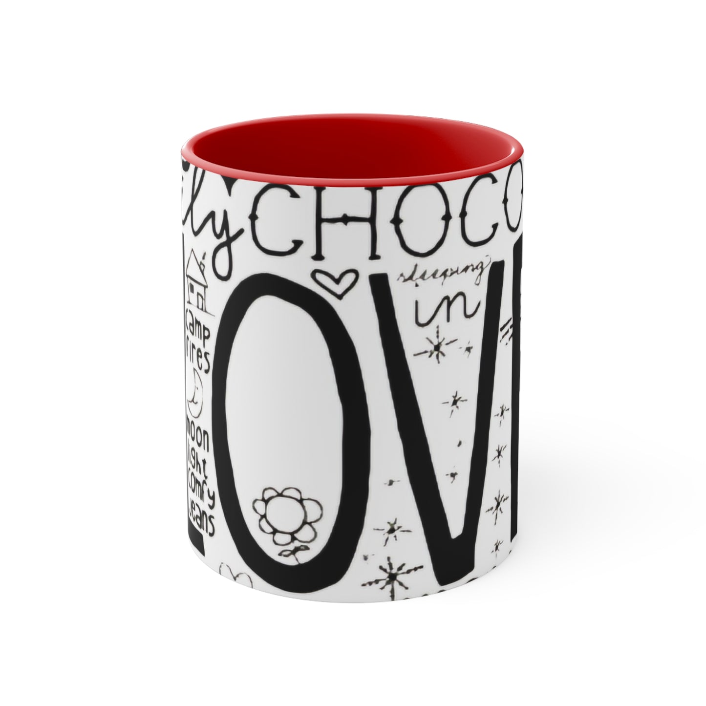 All LOVE- Accent Mugs - Rock n Royalty Designs