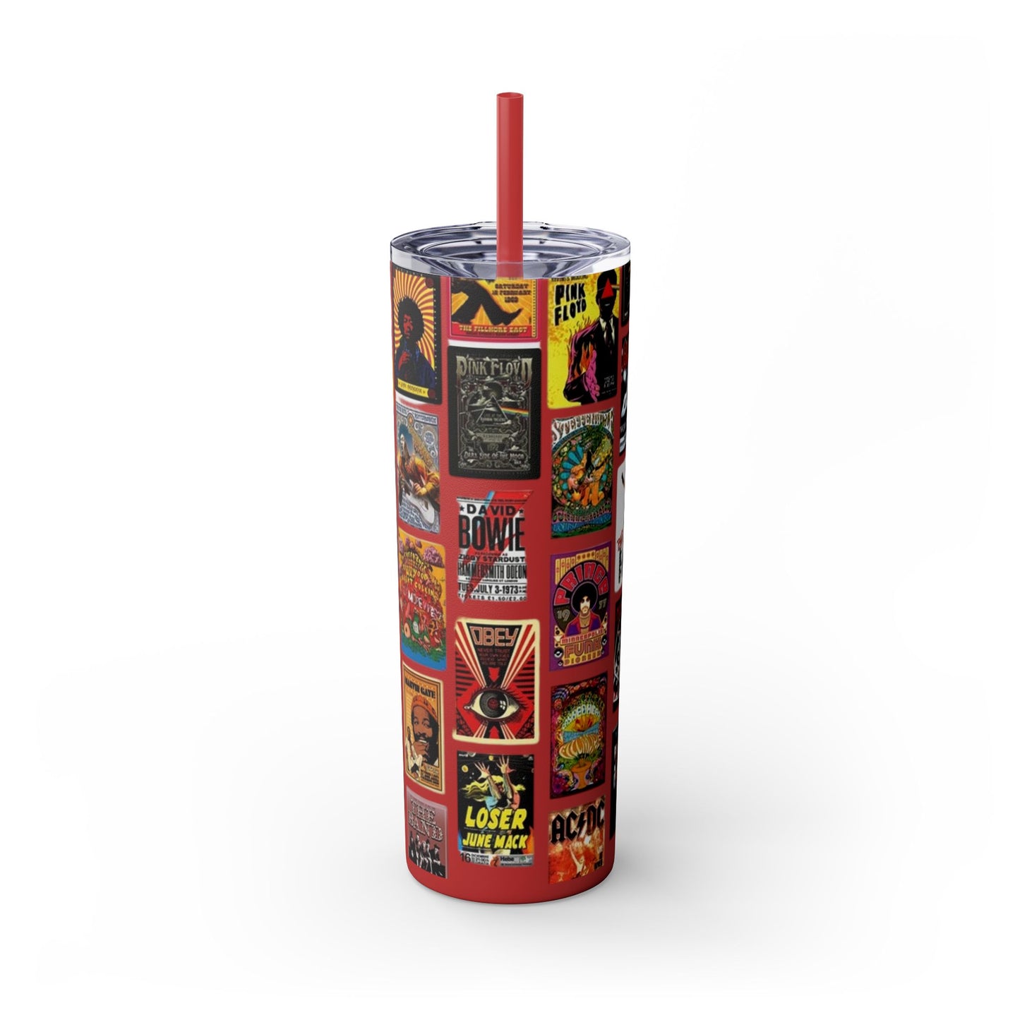 Copy of Skinny Tumbler with Straw, 20oz - Rock n Royalty Designs