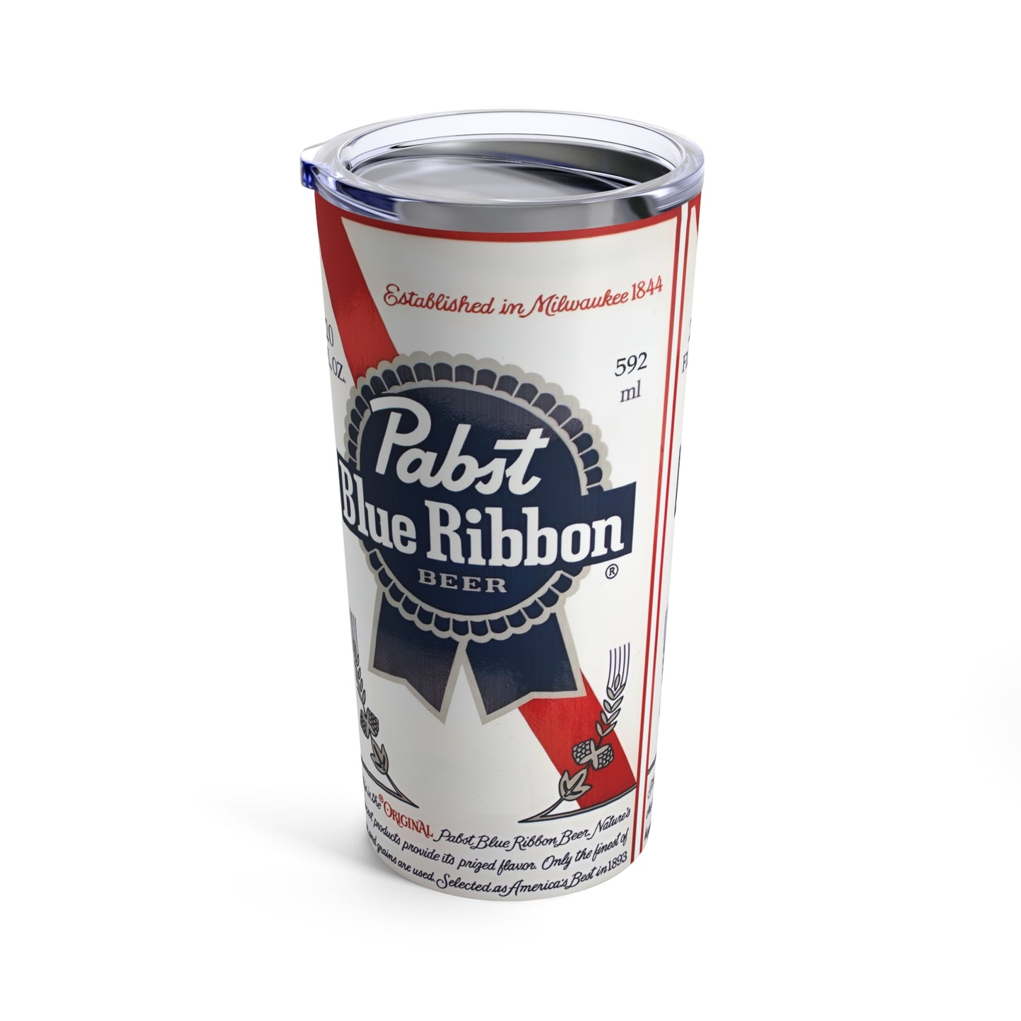 PABST INSPIRED TRAVEL Tumbler 20oz Printify