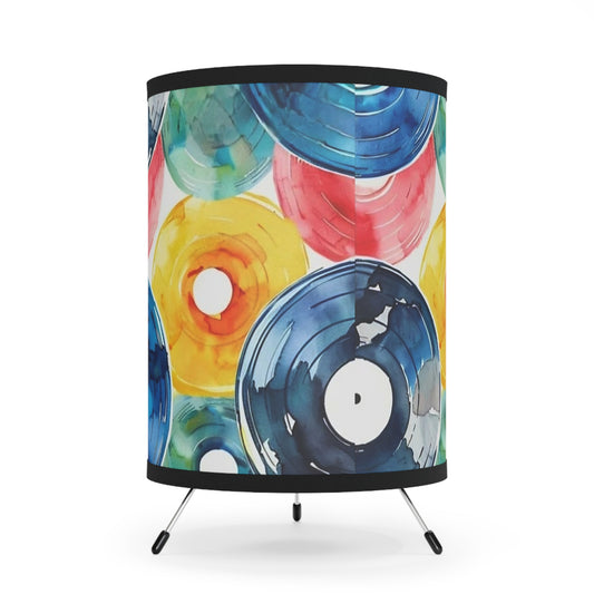 WATERCOLOR ALBUMS - Tripod Lamp with High-Res Printed Shade, US\CA plug Printify