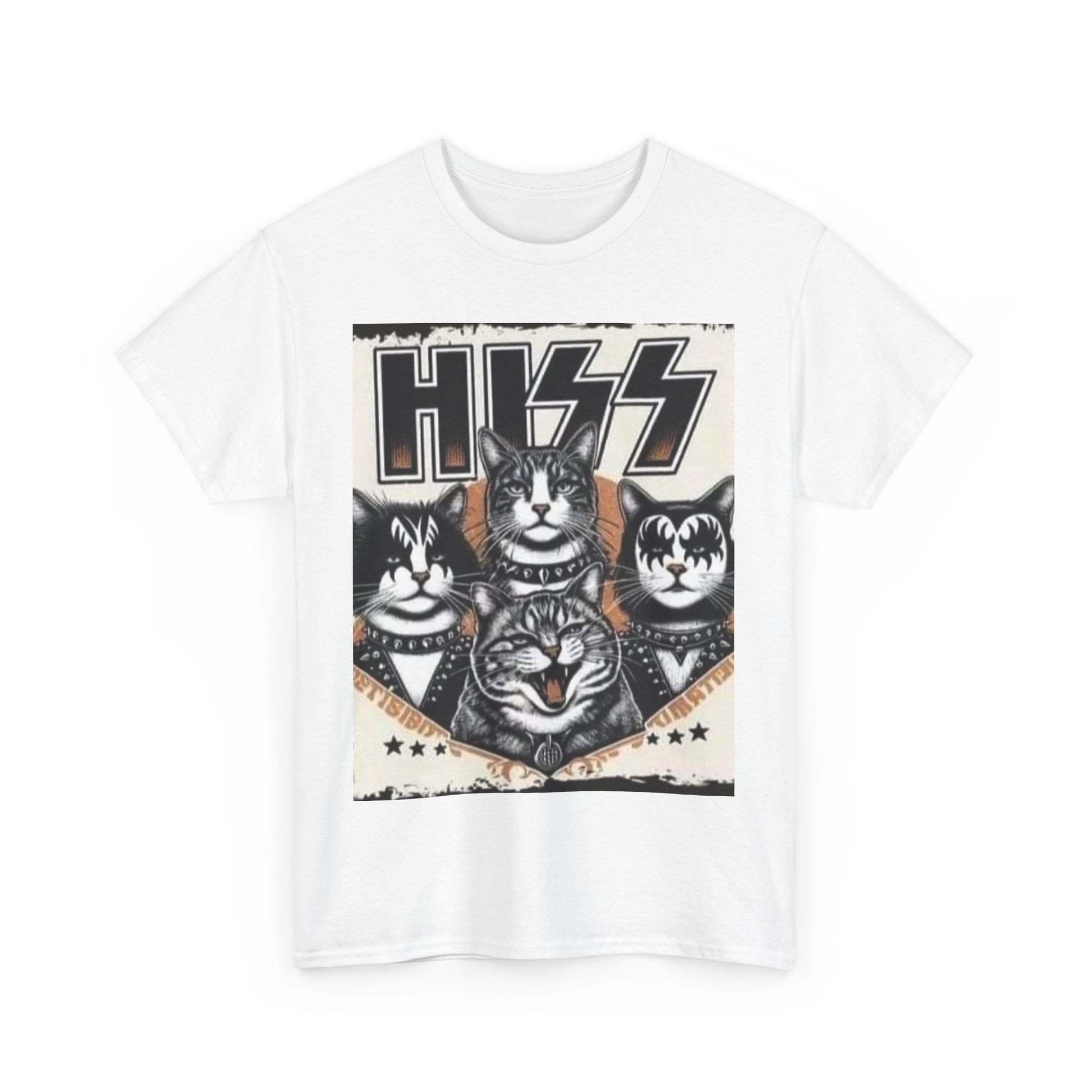 HISS D - Unisex Heavy Cotton Tee - Rock n Royalty Designs