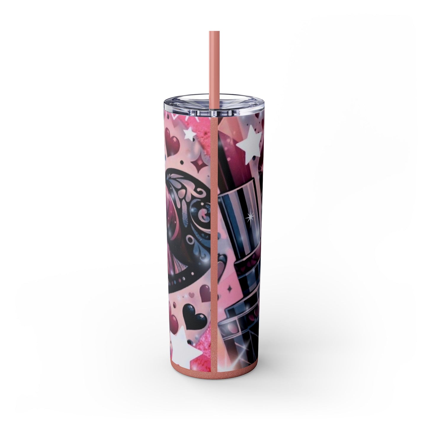 Skinny Tumbler with Straw, 20oz - Rock n Royalty Designs