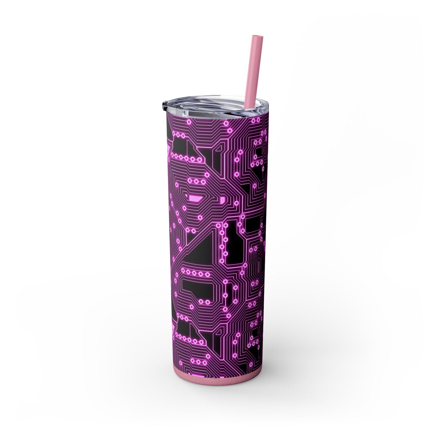 "Tech Pink Circuit Board Tumbler" Printify